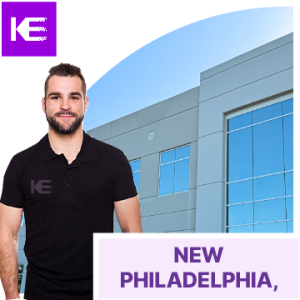 Specialized Commercial Window Tinting New Philadelphia Ohio Specialist Installing Film