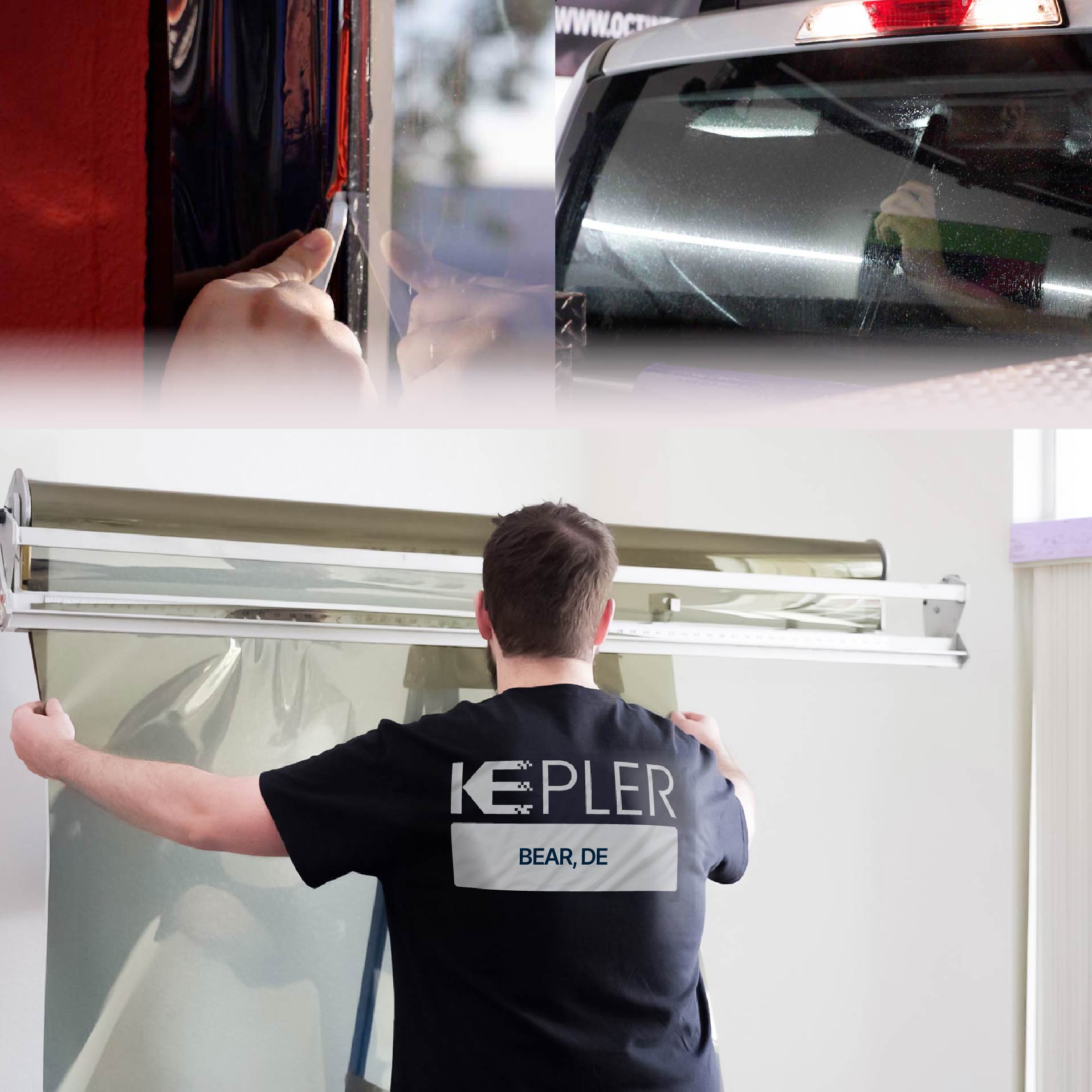 Kepler Specialist Installing Anti-Graffiti Film in Bear, Delaware