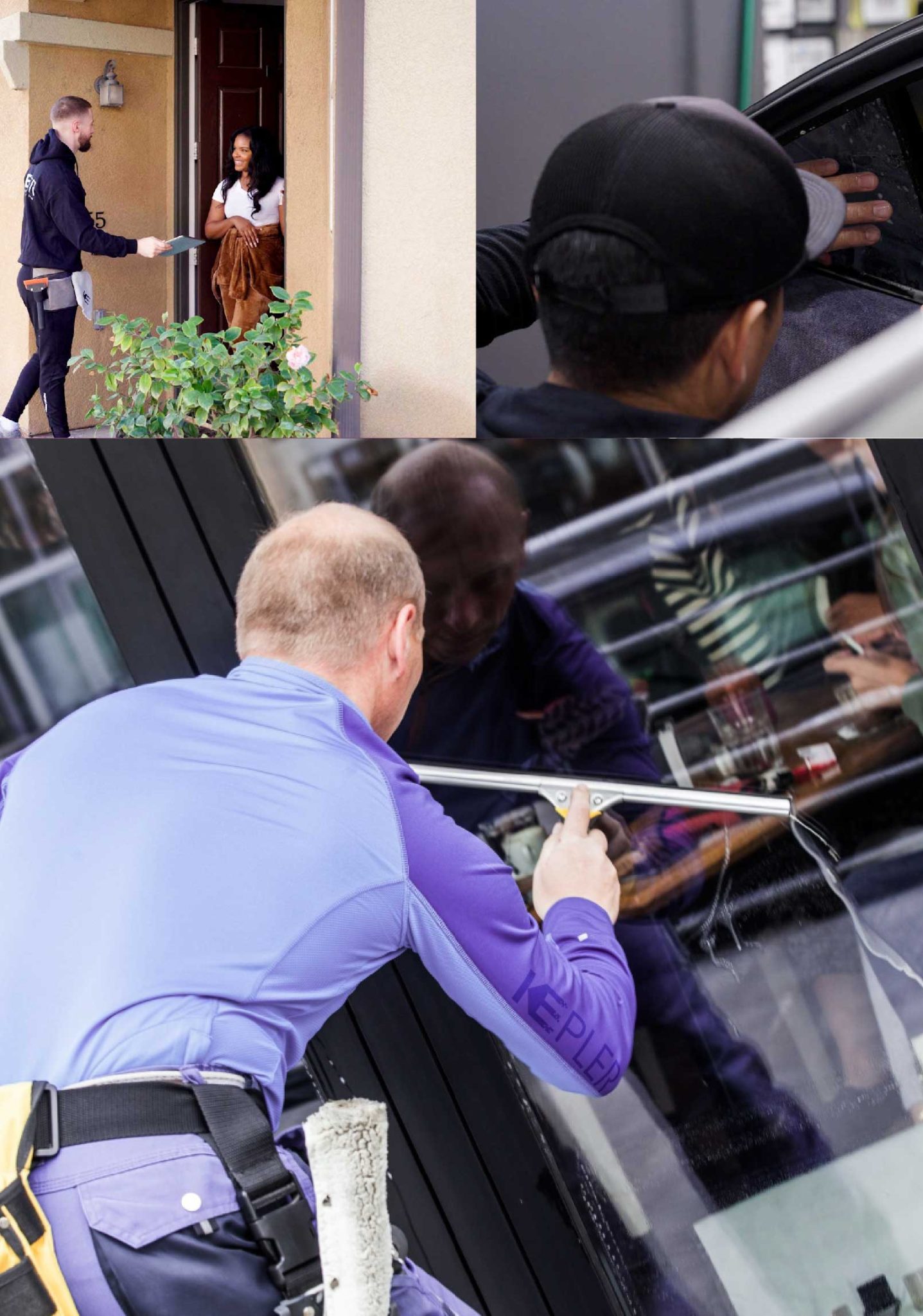 Kepler Expert Applying Anti-Graffiti Window Film to a Dover Shop Front