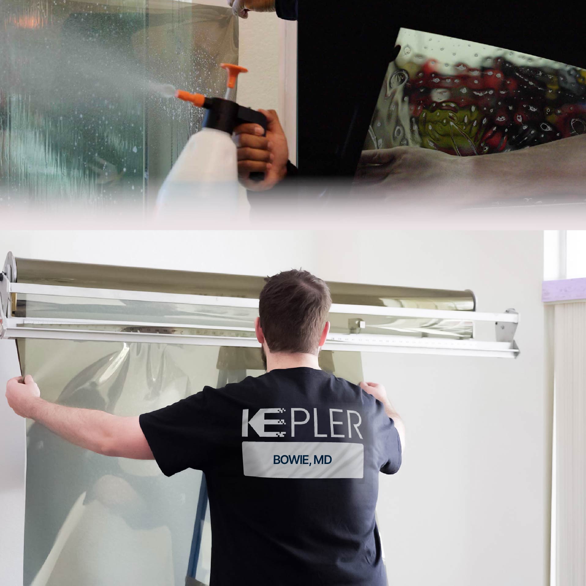 Kepler Specialist Installing Anti-Graffiti Film in Bowie, Maryland