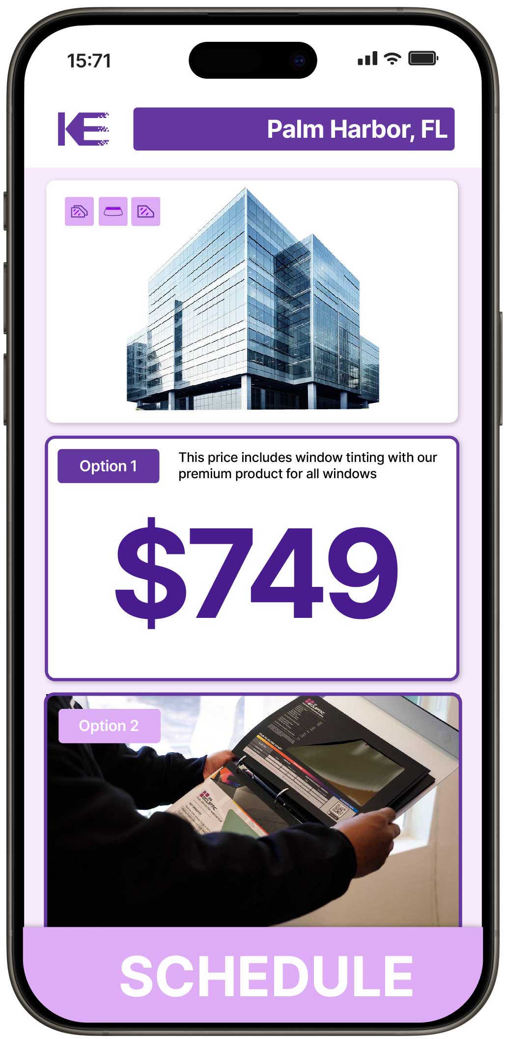 View Affordable Safety and Security Window Film Prices in Palm Harbor, Florida