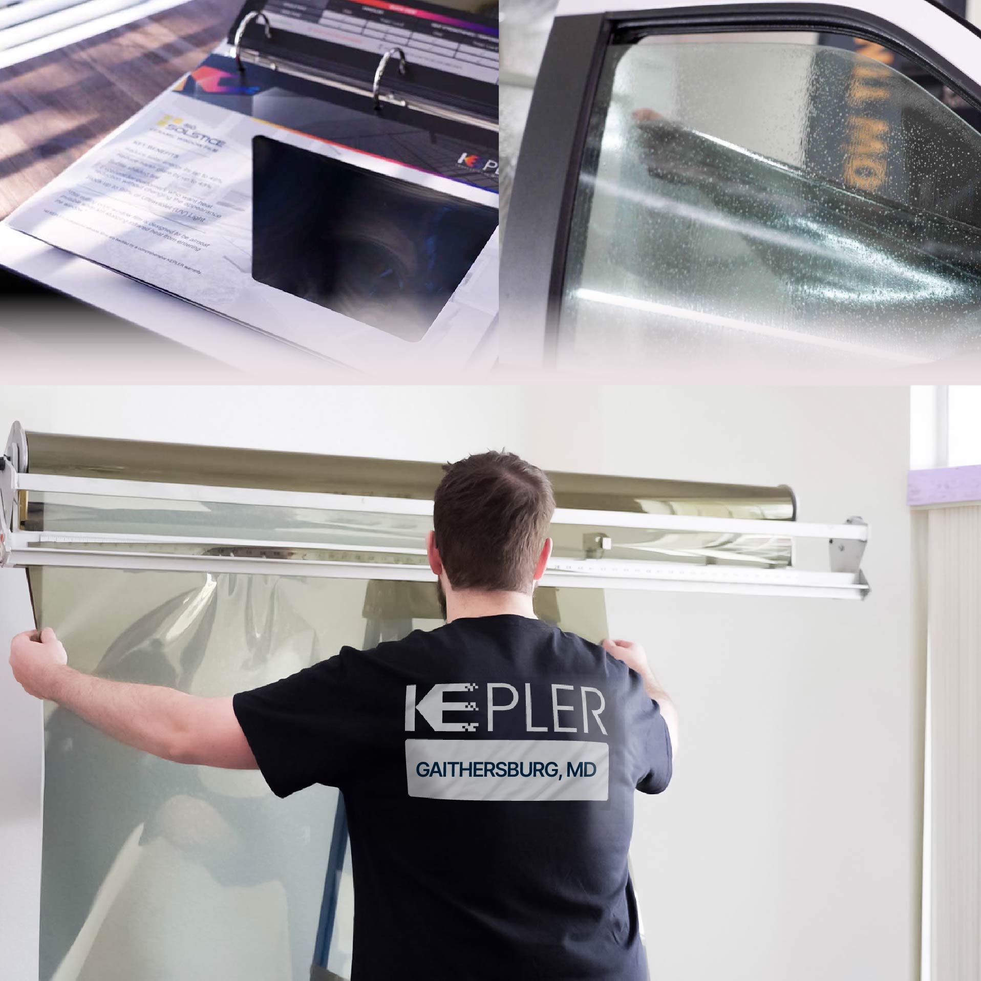 Kepler Specialist Installing Anti-Graffiti Film in Gaithersburg, Maryland