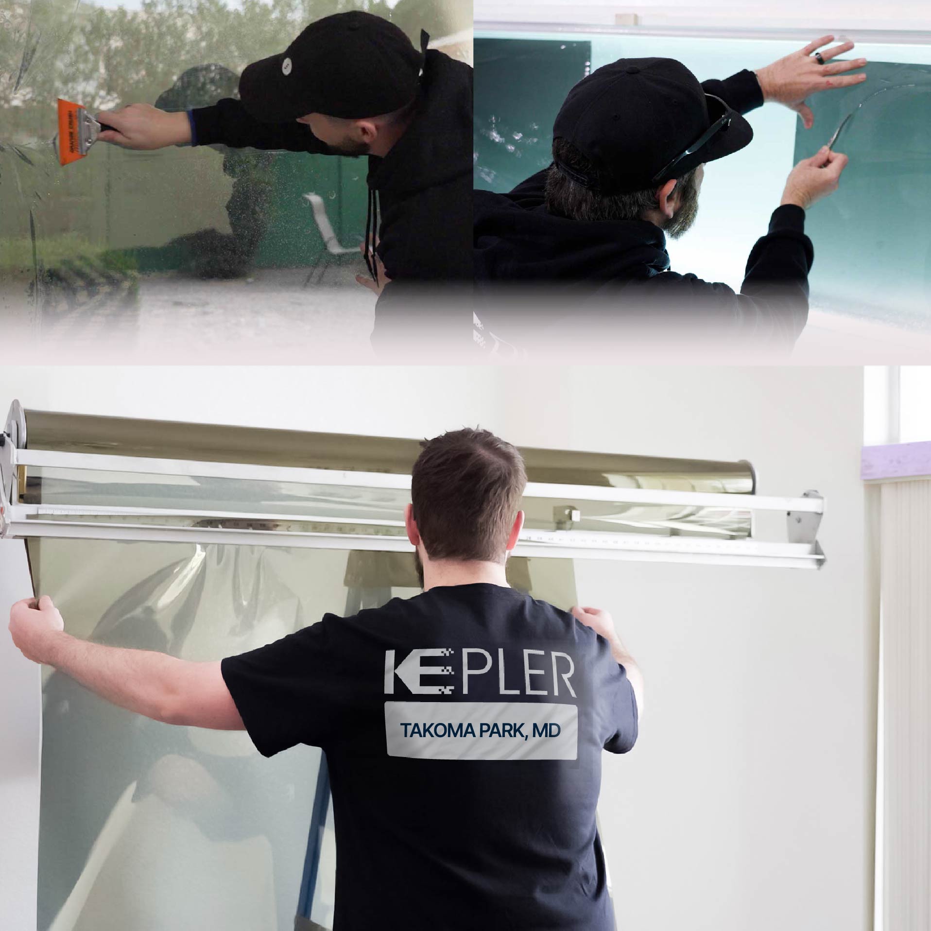 Kepler Specialist Installing Anti-Graffiti Film in Takoma Park, Maryland