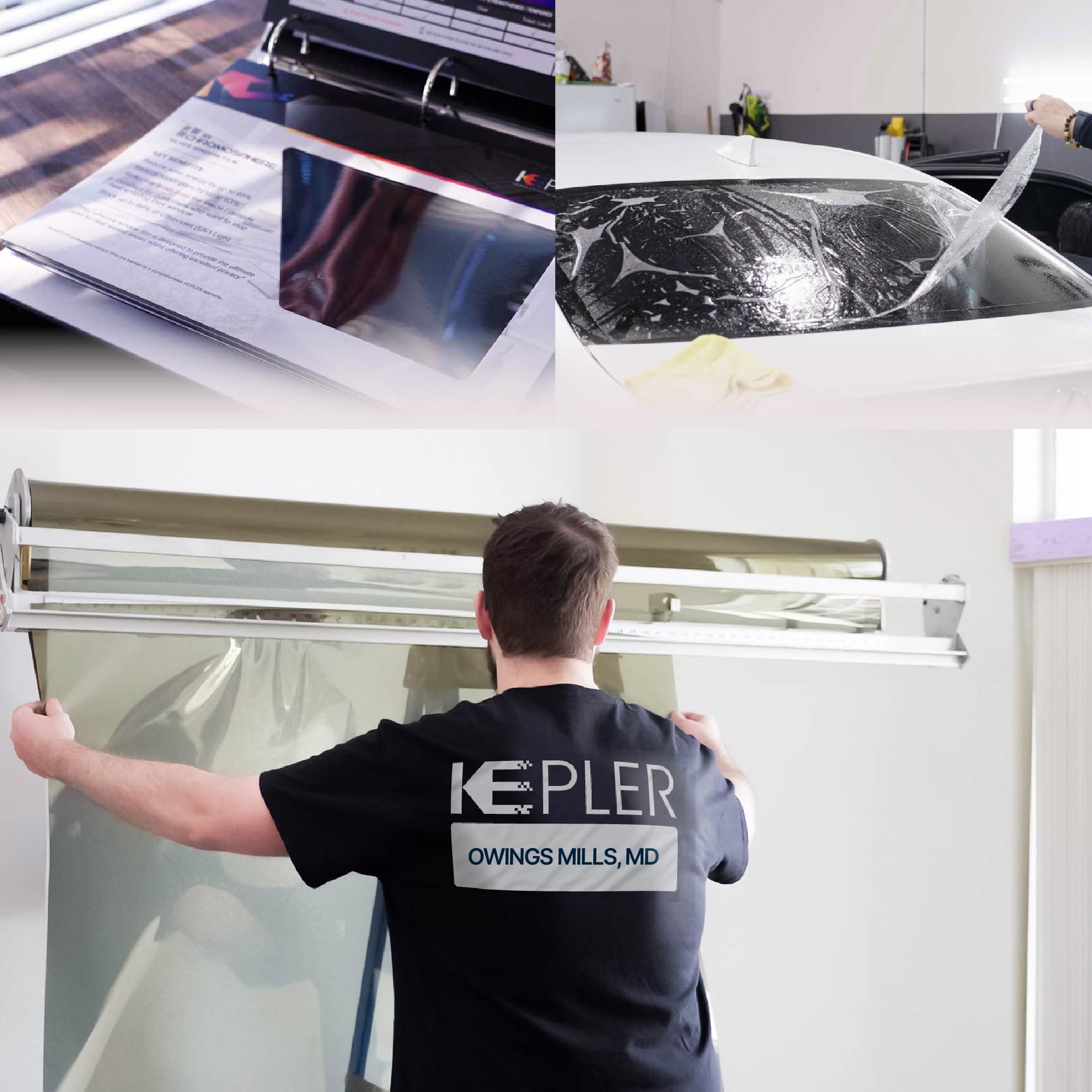 Kepler Specialist Installing Anti-Graffiti Film in Owings Mills, Maryland