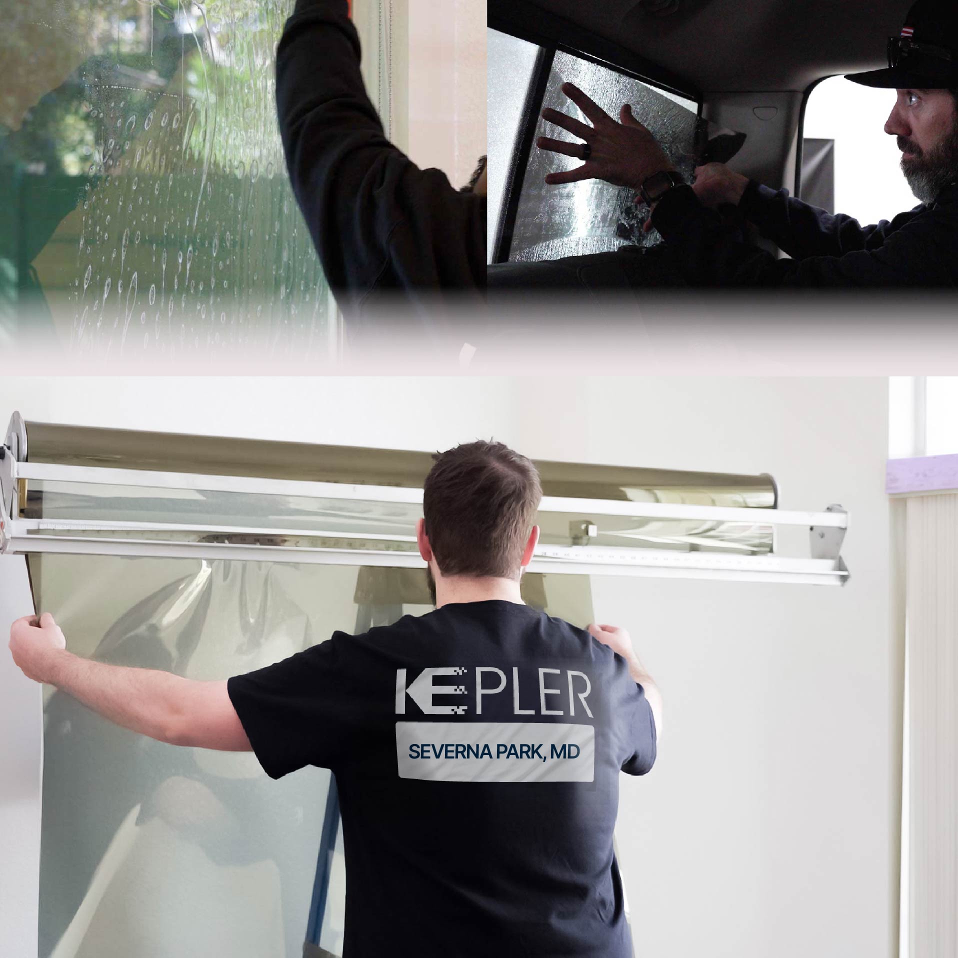 Kepler Specialist Installing Anti-Graffiti Film in Severna Park, Maryland