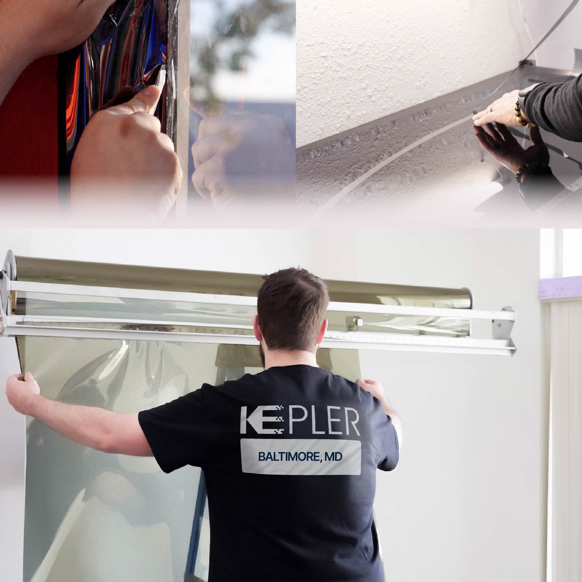 Kepler Specialist Installing Anti-Graffiti Film in Baltimore, Maryland