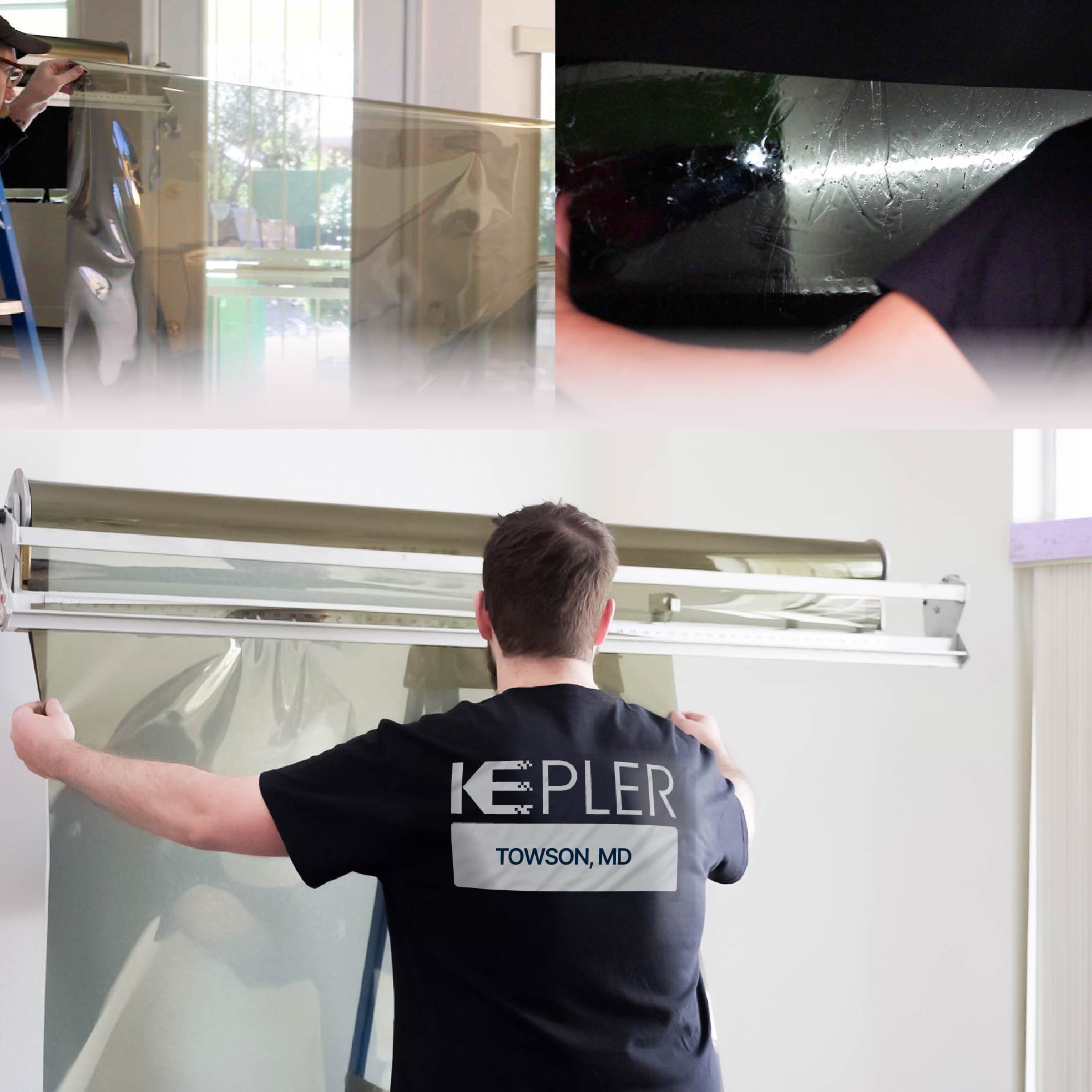Kepler Specialist Installing Anti-Graffiti Film in Towson, Maryland