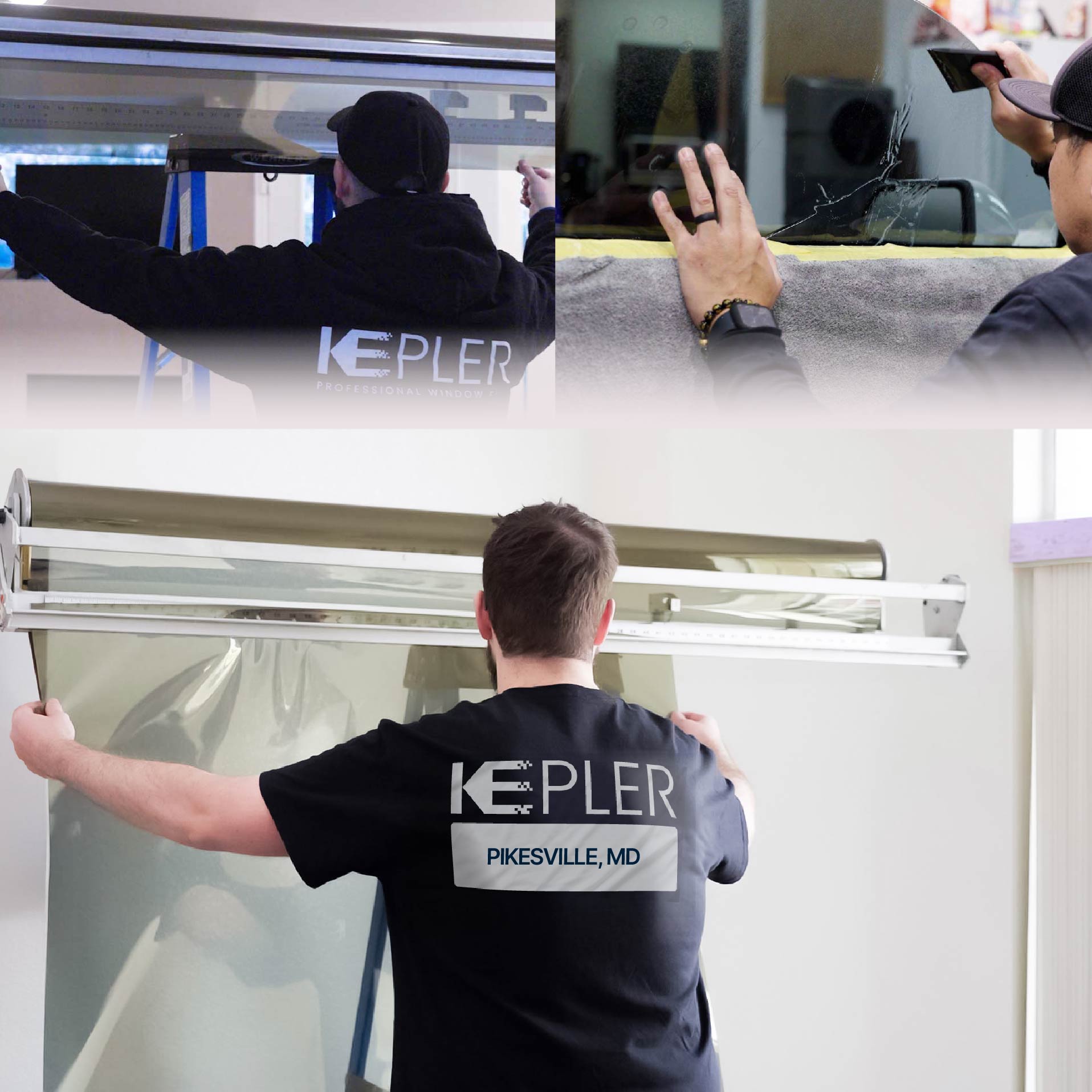 Kepler Specialist Installing Anti-Graffiti Film in Pikesville, Maryland