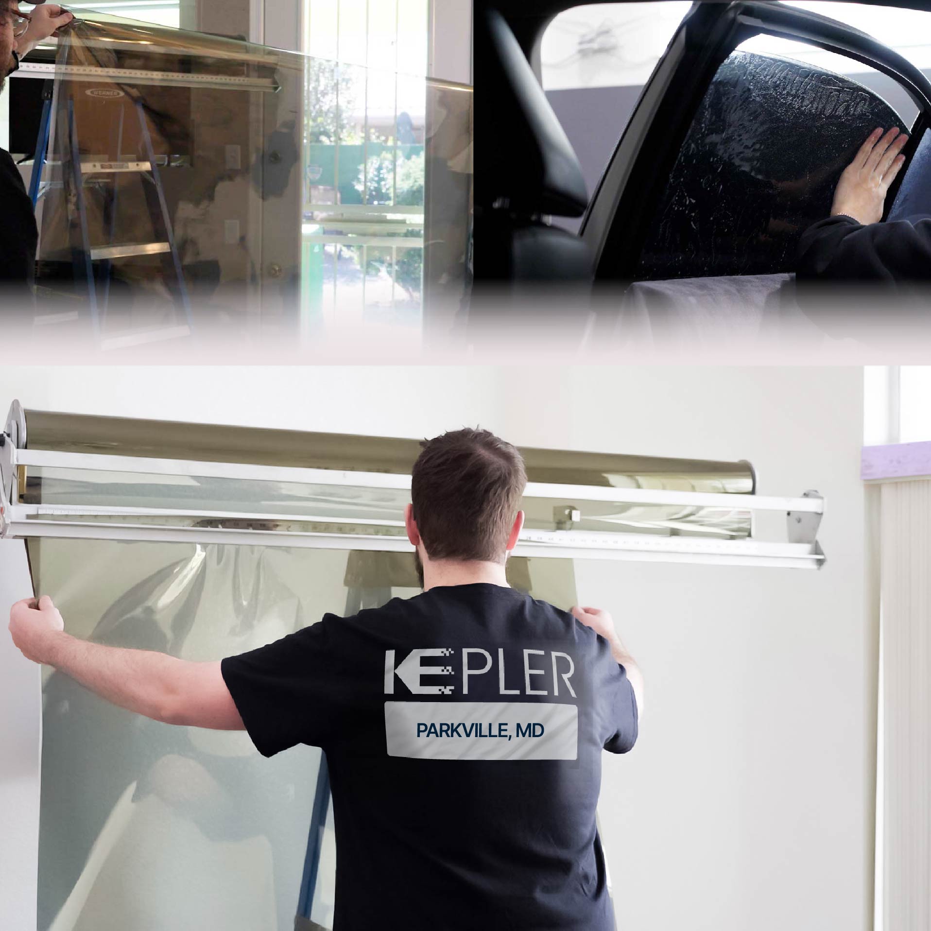 Kepler Specialist Installing Anti-Graffiti Film in Parkville, Maryland