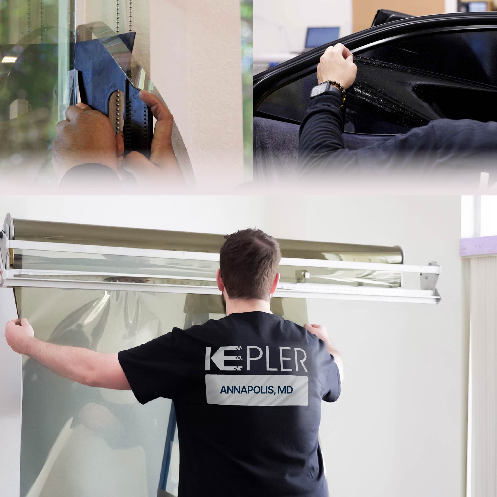 Kepler Specialist Installing Anti-Graffiti Film in Annapolis, Maryland