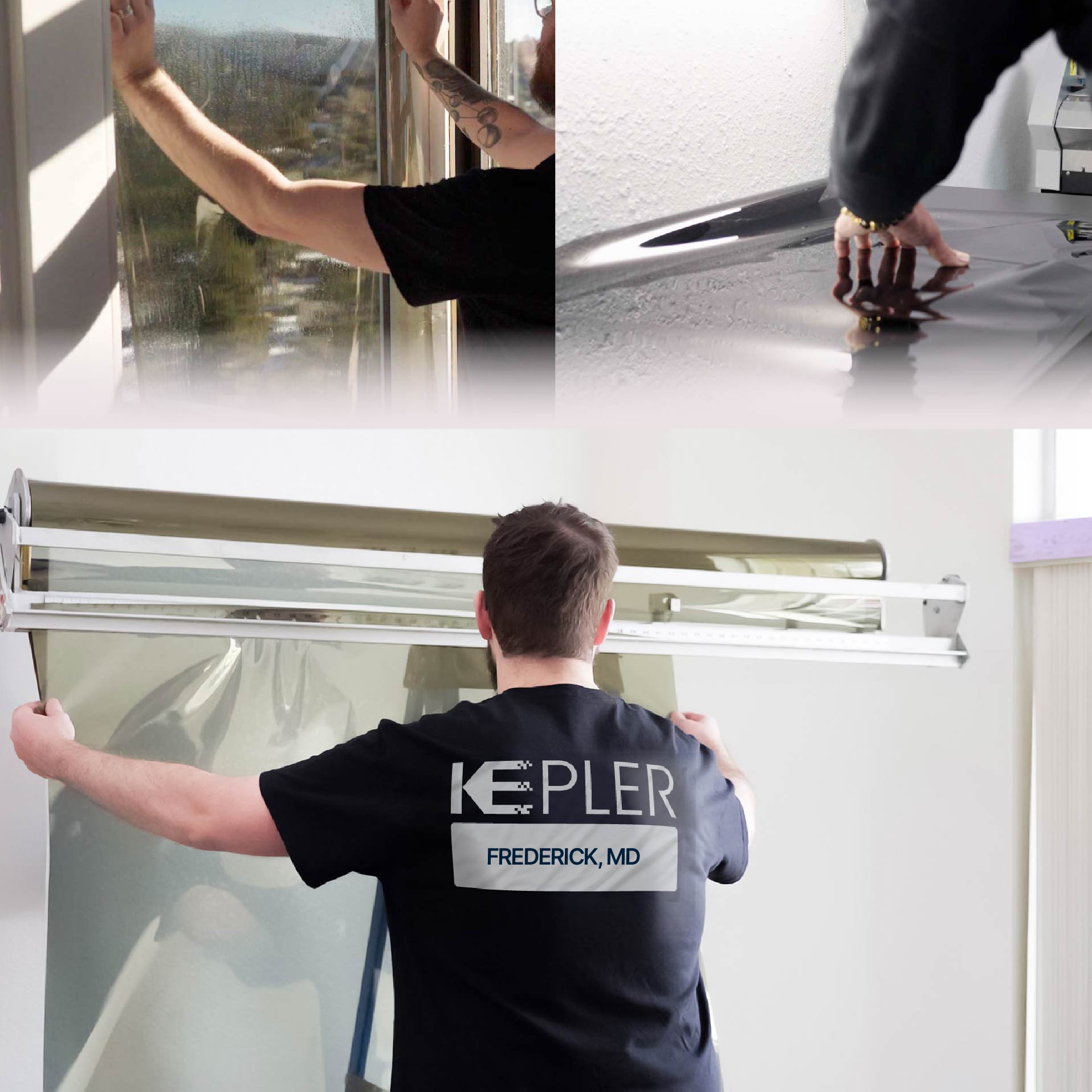 Kepler Specialist Installing Anti-Graffiti Film in Frederick, Maryland