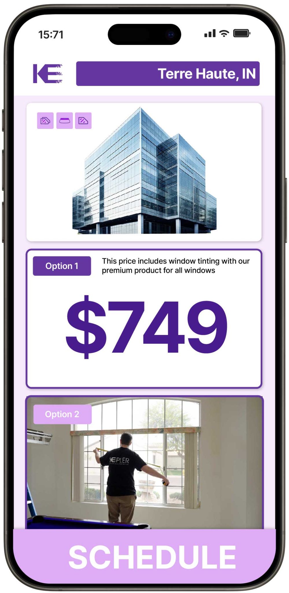 View Affordable Commercial Window Tinting Costs in Terre Haute, Indiana