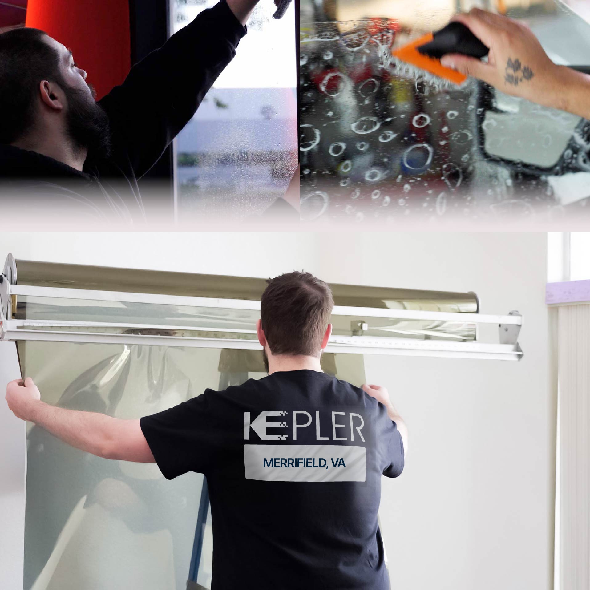 Kepler Specialist Installing Anti-Graffiti Film in Merrifield, Virginia