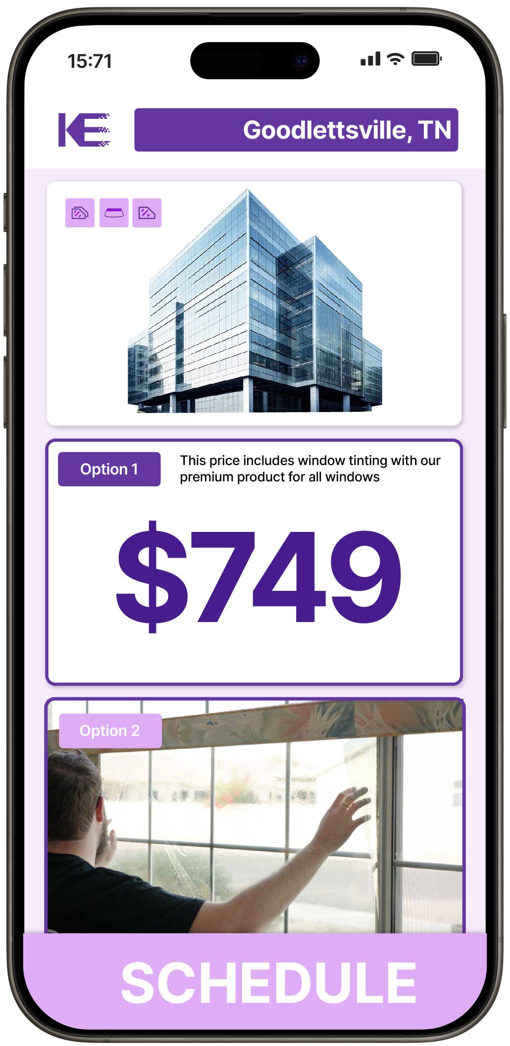 View Competitive Safety and Security Window Film Rates in Goodlettsville, Tennessee