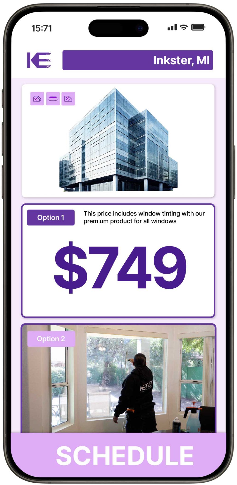 View Affordable Commercial Window Tinting Costs in Inkster, Michigan