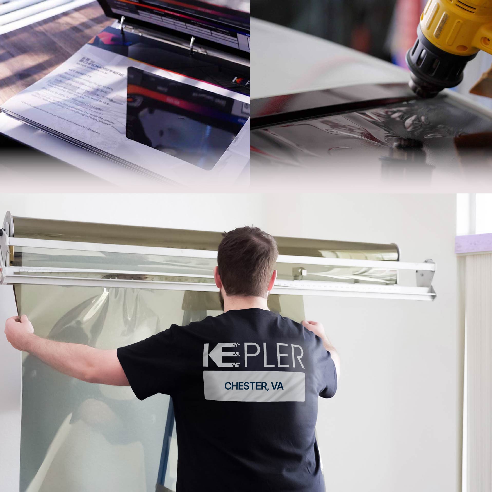 Kepler Specialist Installing Anti-Graffiti Film in Chester, Virginia