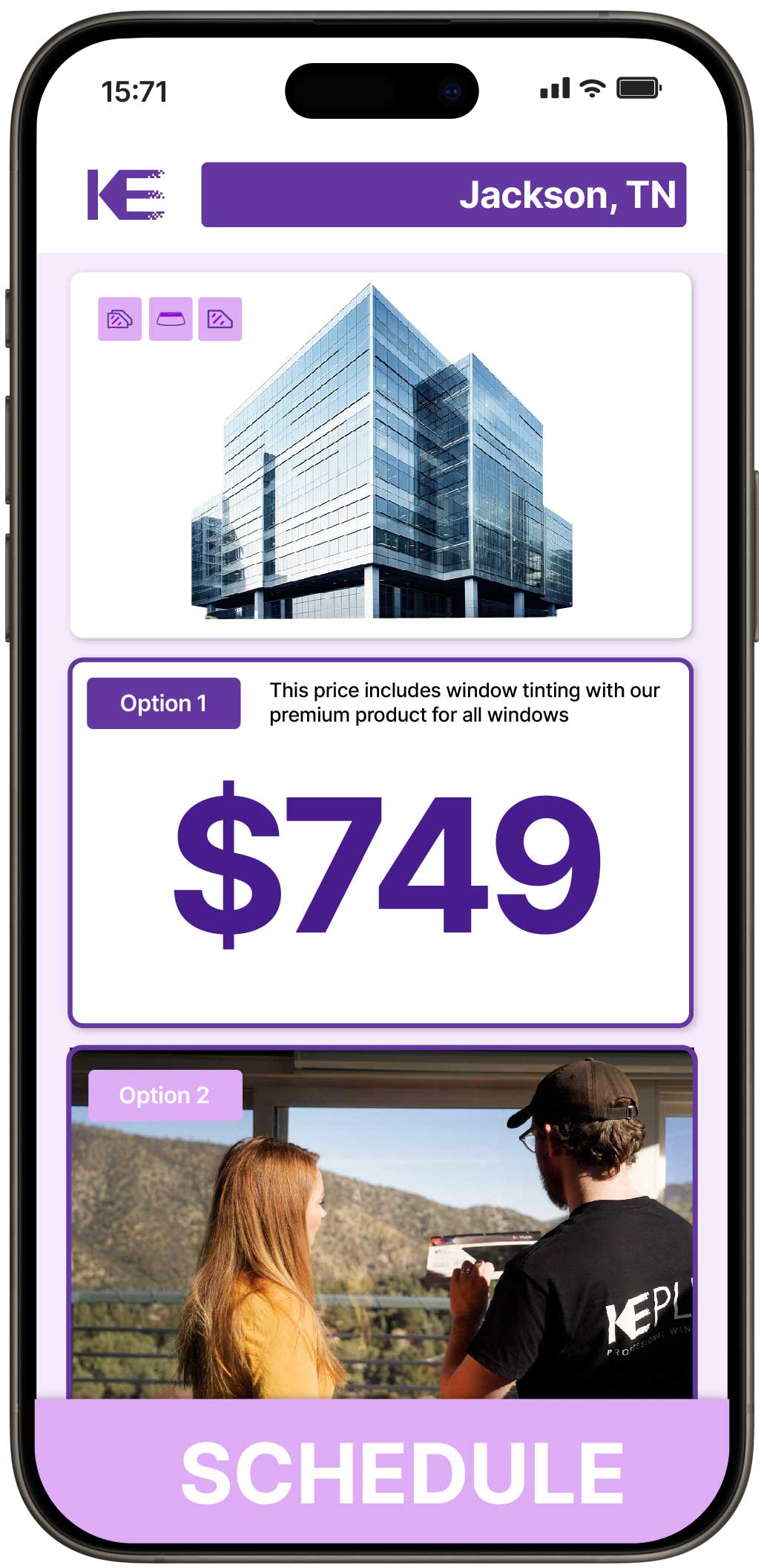 View Affordable Safety and Security Window Film Prices in Jackson, Tennessee