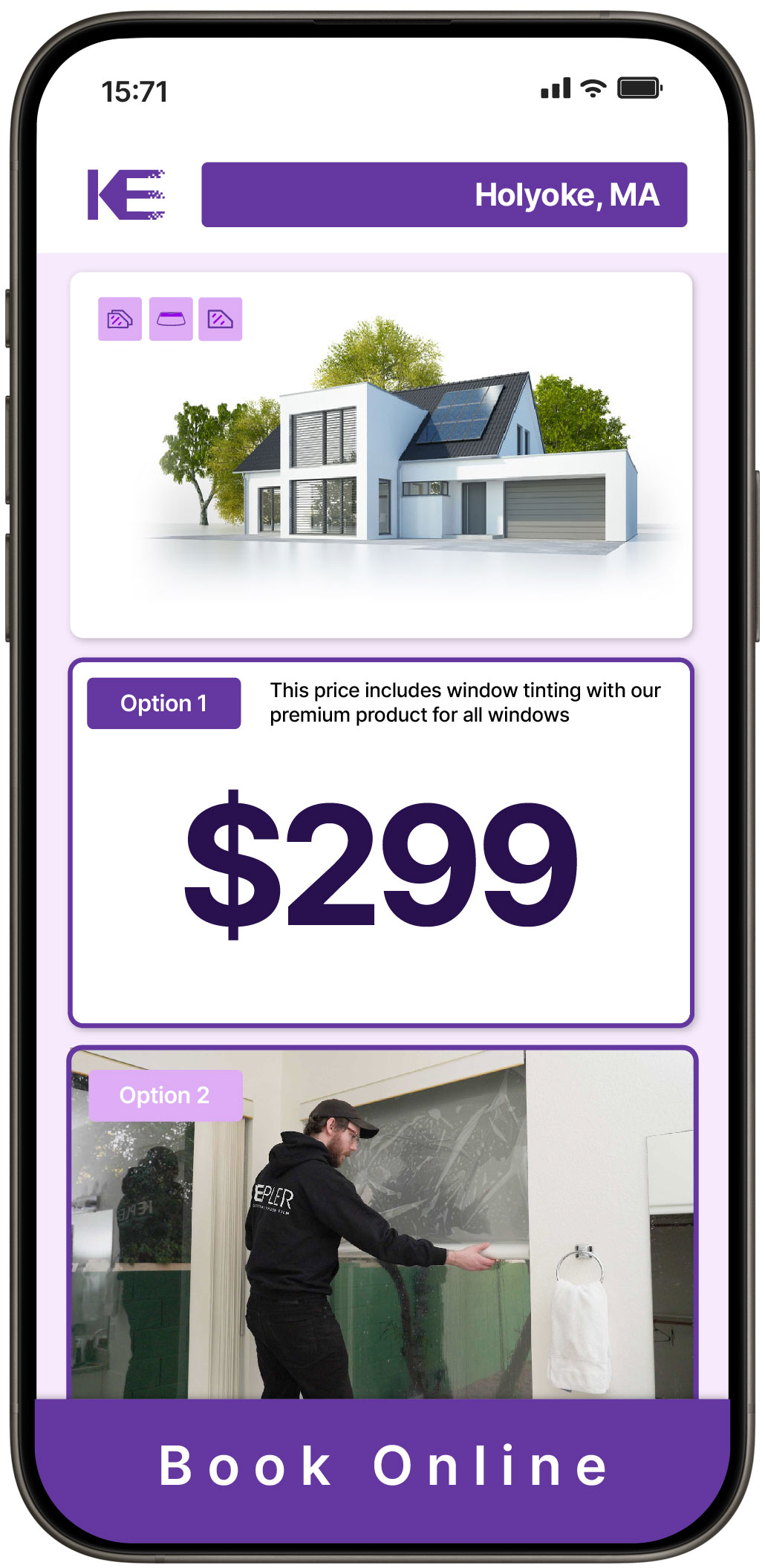 View Competitive Home Window Tinting Rates in Holyoke, Massachusetts