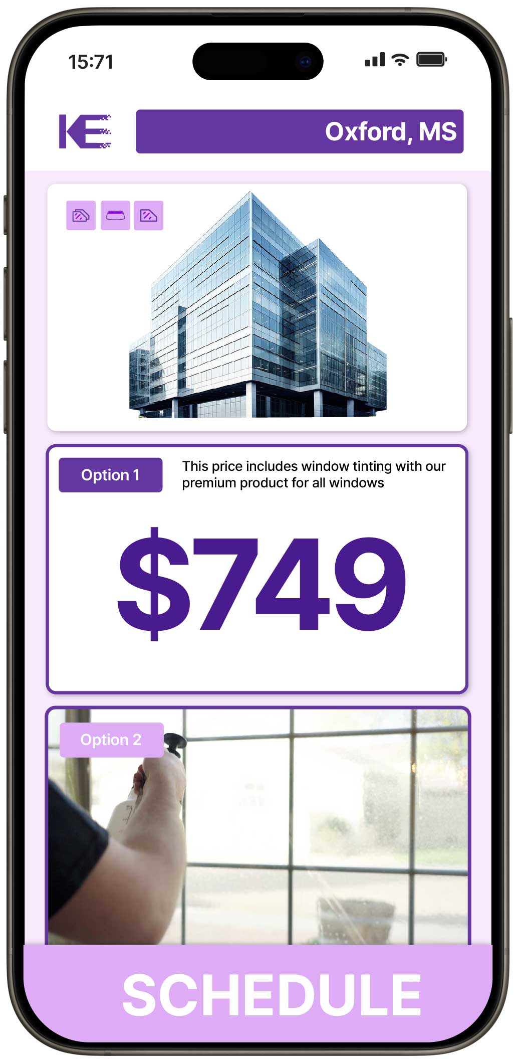 View Reasonable Safety and Security Window Film Costs in Oxford, Mississippi