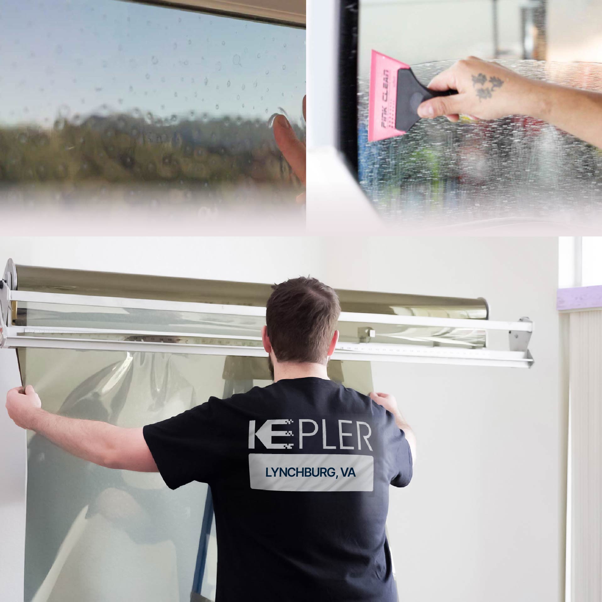 Kepler Specialist Installing Anti-Graffiti Film in Lynchburg, Virginia