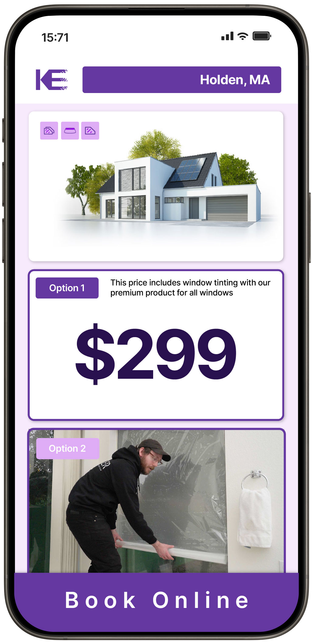 View Affordable Home Window Tinting Rates in Holden, Massachusetts