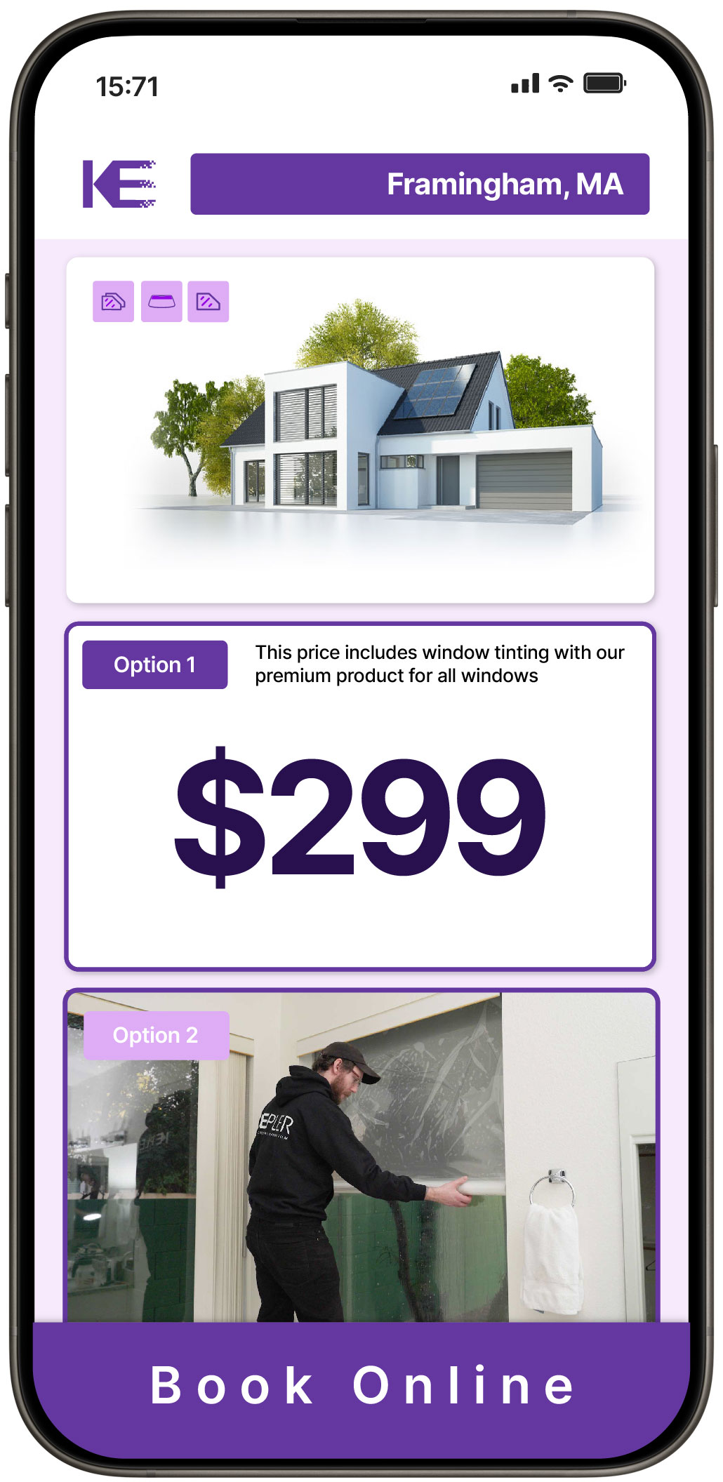 View Affordable Home Window Tinting Costs in Framingham, Massachusetts