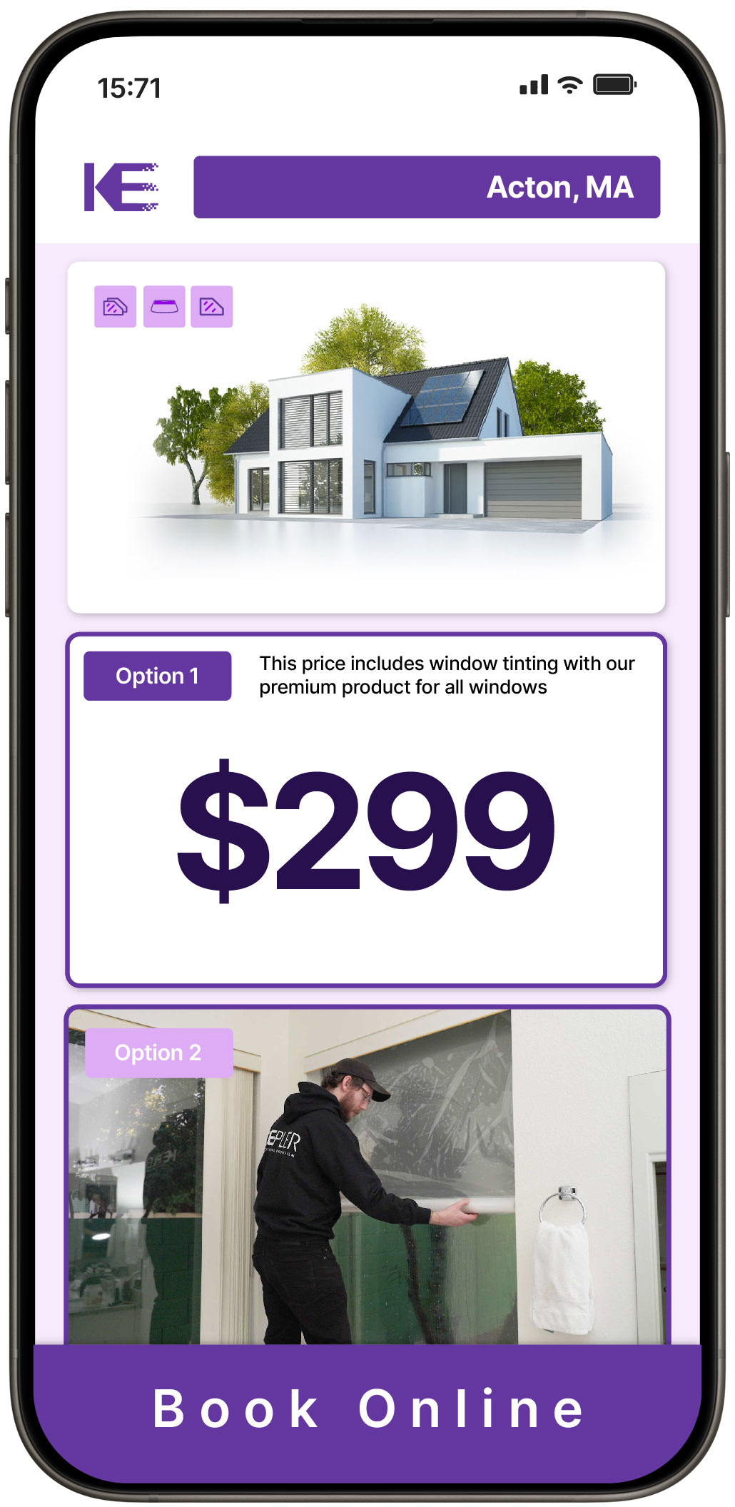 View Competitive Home Window Tinting Costs in Acton, Massachusetts