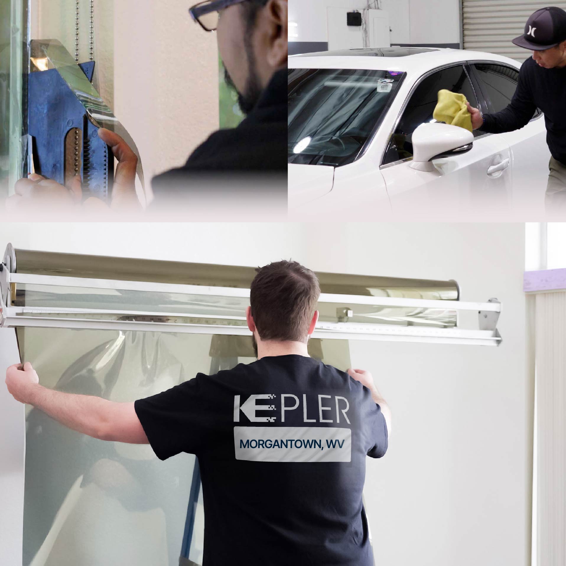 Kepler Specialist Installing Anti-Graffiti Film in Morgantown, West Virginia