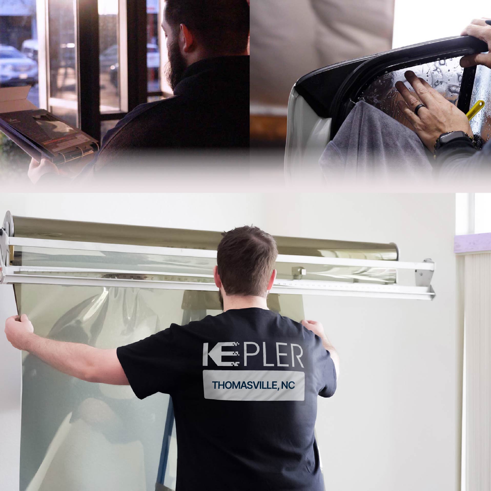 Kepler Specialist Installing Anti-Graffiti Film in Thomasville, North Carolina