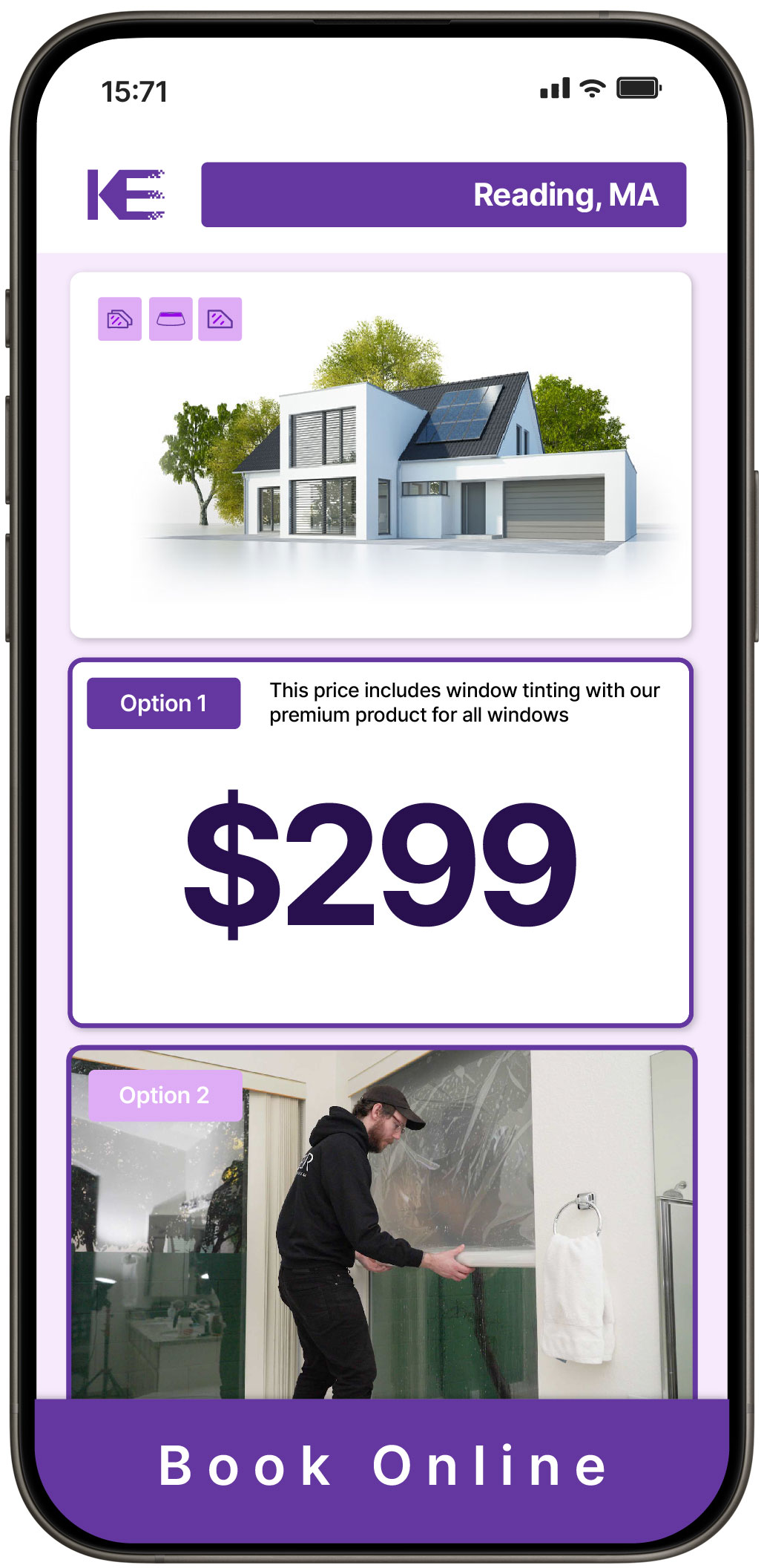 View Affordable Home Window Tinting Rates in Reading, Massachusetts