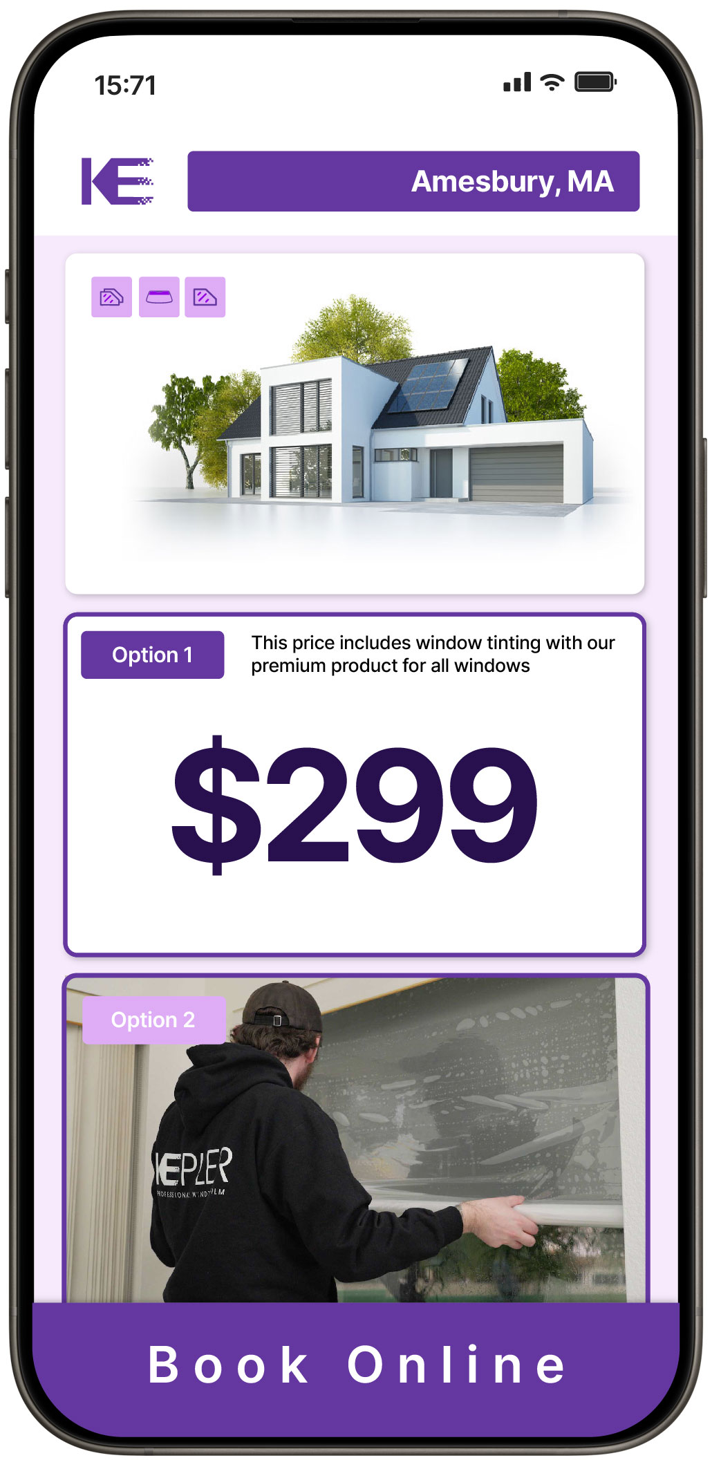 View Competitive Home Window Tinting Prices in Amesbury, Massachusetts