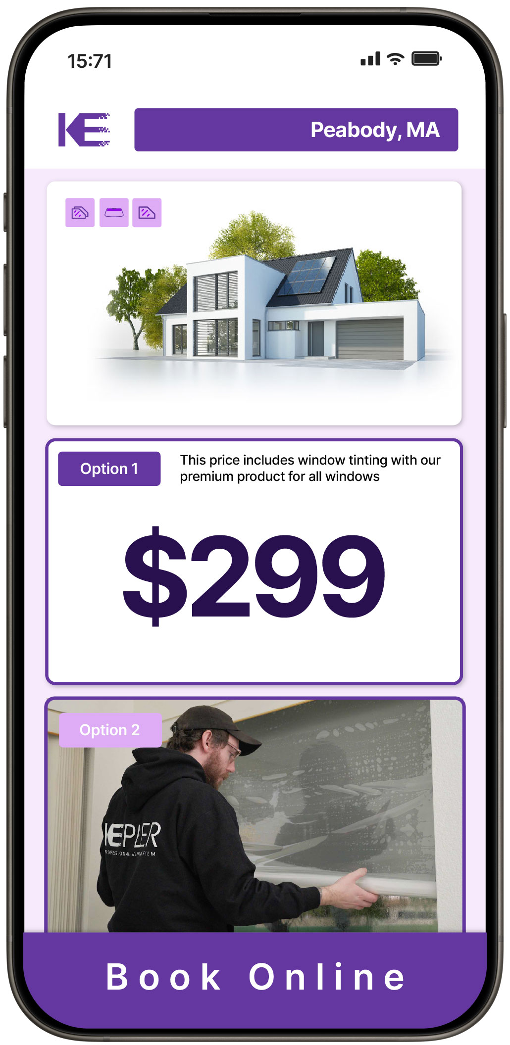 View Competitive Home Window Tinting Prices in Peabody, Massachusetts