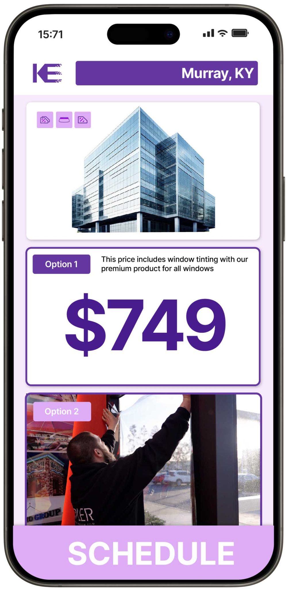 View Affordable Safety and Security Window Film Rates in Murray, Kentucky