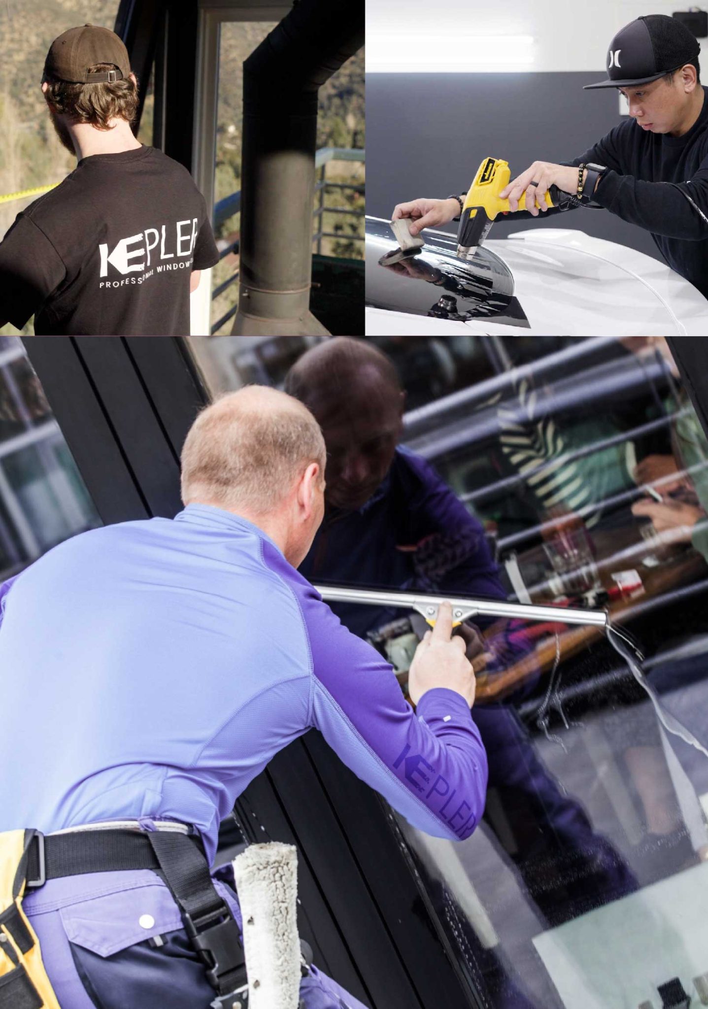 Kepler Expert Applying Anti-Graffiti Window Film to a Cornelius Shop Front