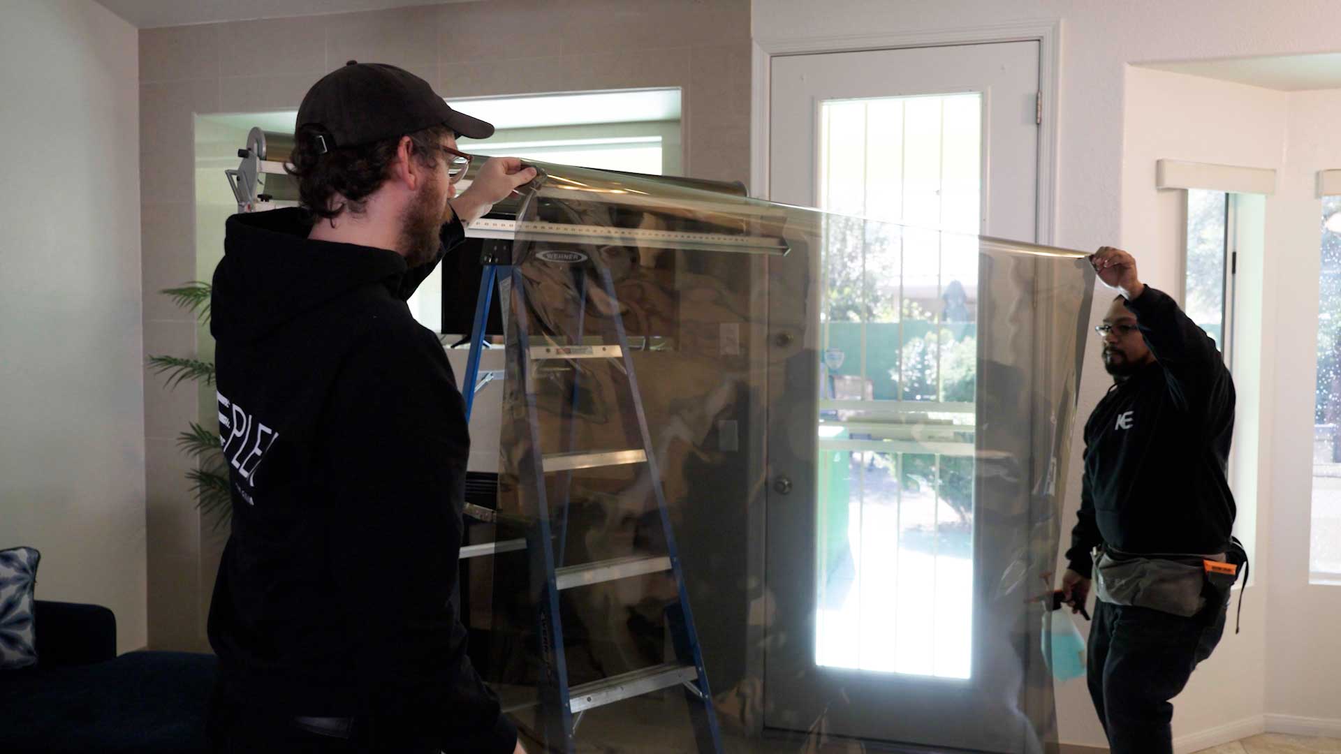 Professional Office Window Film Preparation in Milwaukee