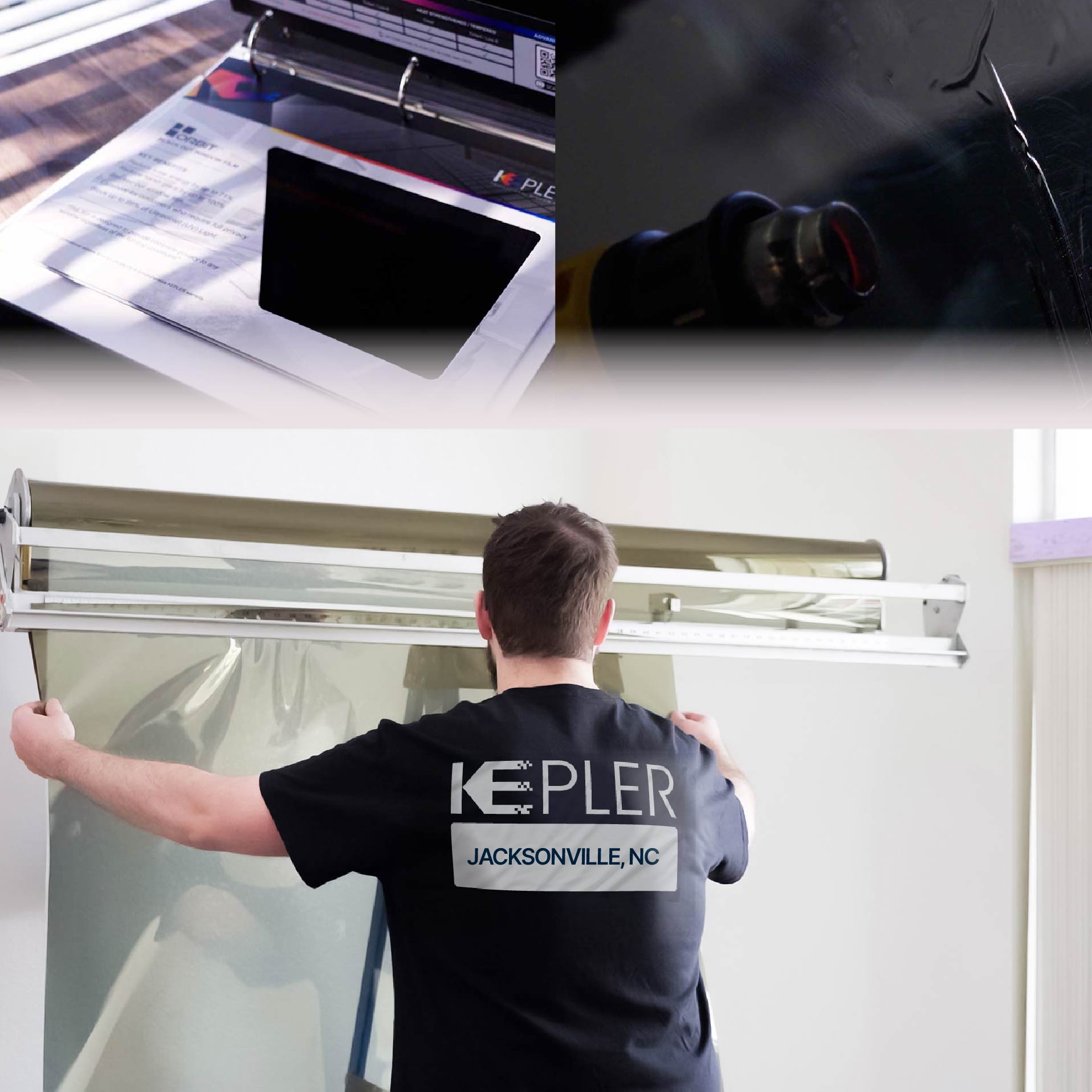 Kepler Specialist Installing Anti-Graffiti Film in Jacksonville, North Carolina