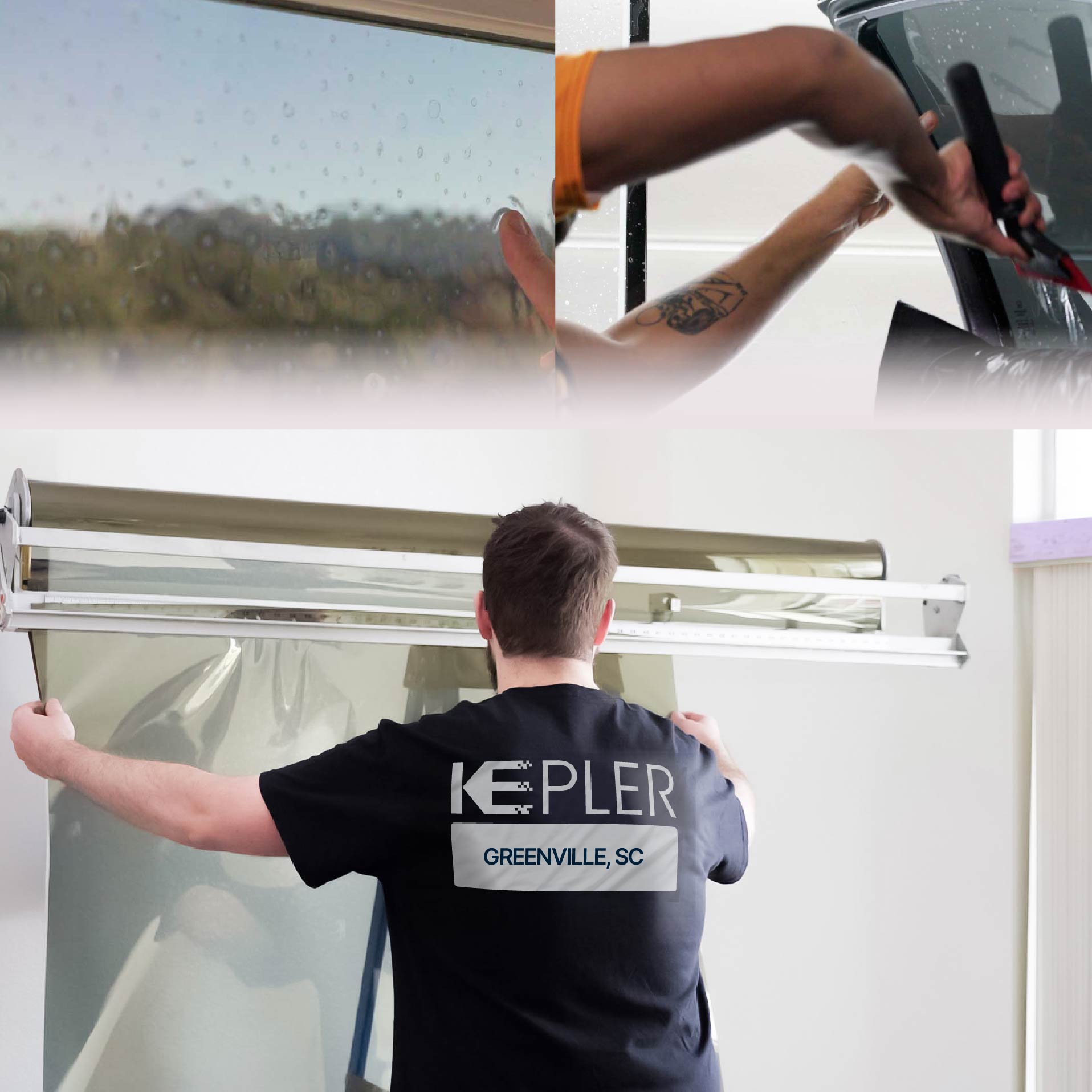Kepler Specialist Installing Anti-Graffiti Film in Greenville, South Carolina