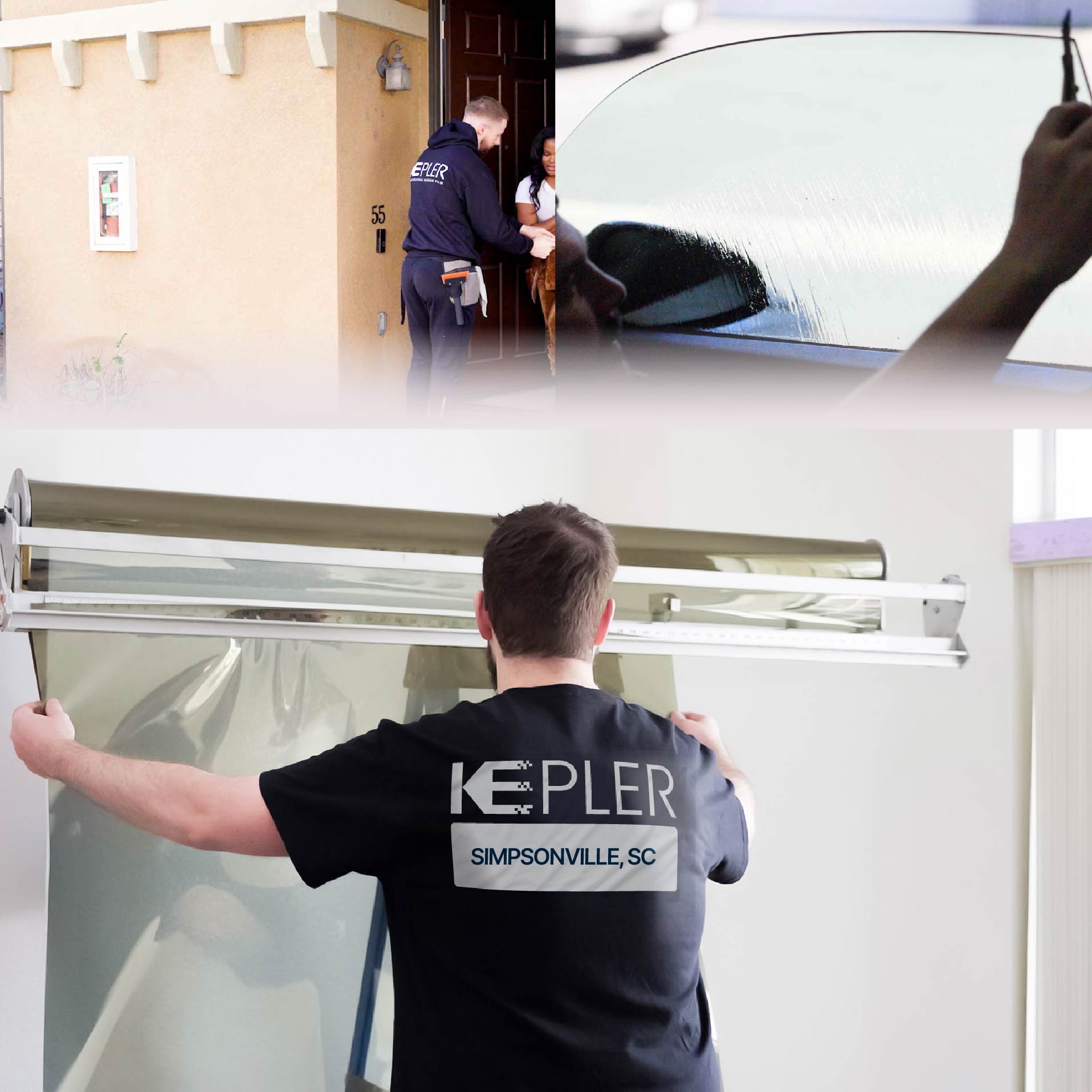 Kepler Specialist Installing Anti-Graffiti Film in Simpsonville, South Carolina
