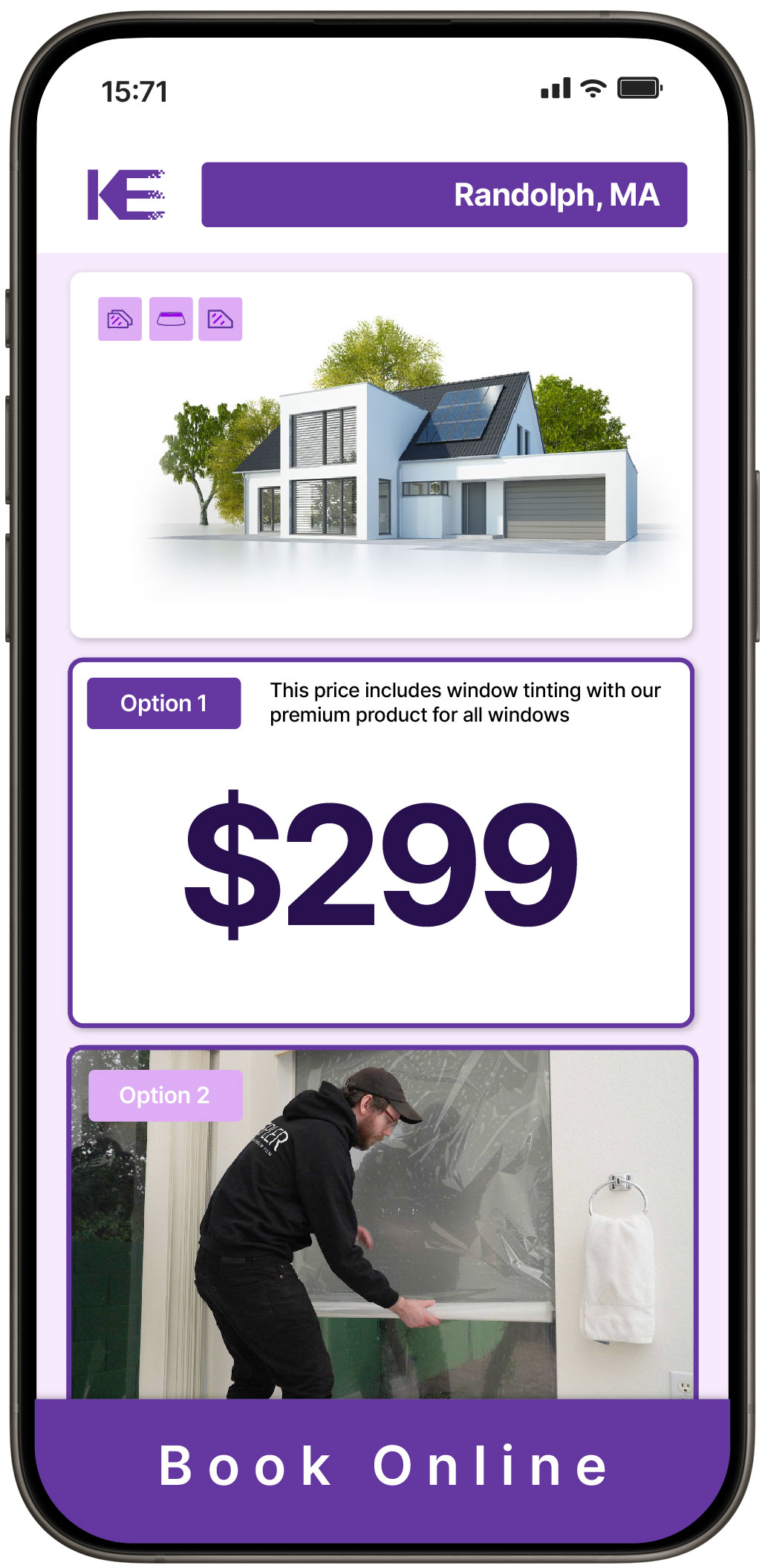 View Affordable Home Window Tinting Costs in Randolph, Massachusetts