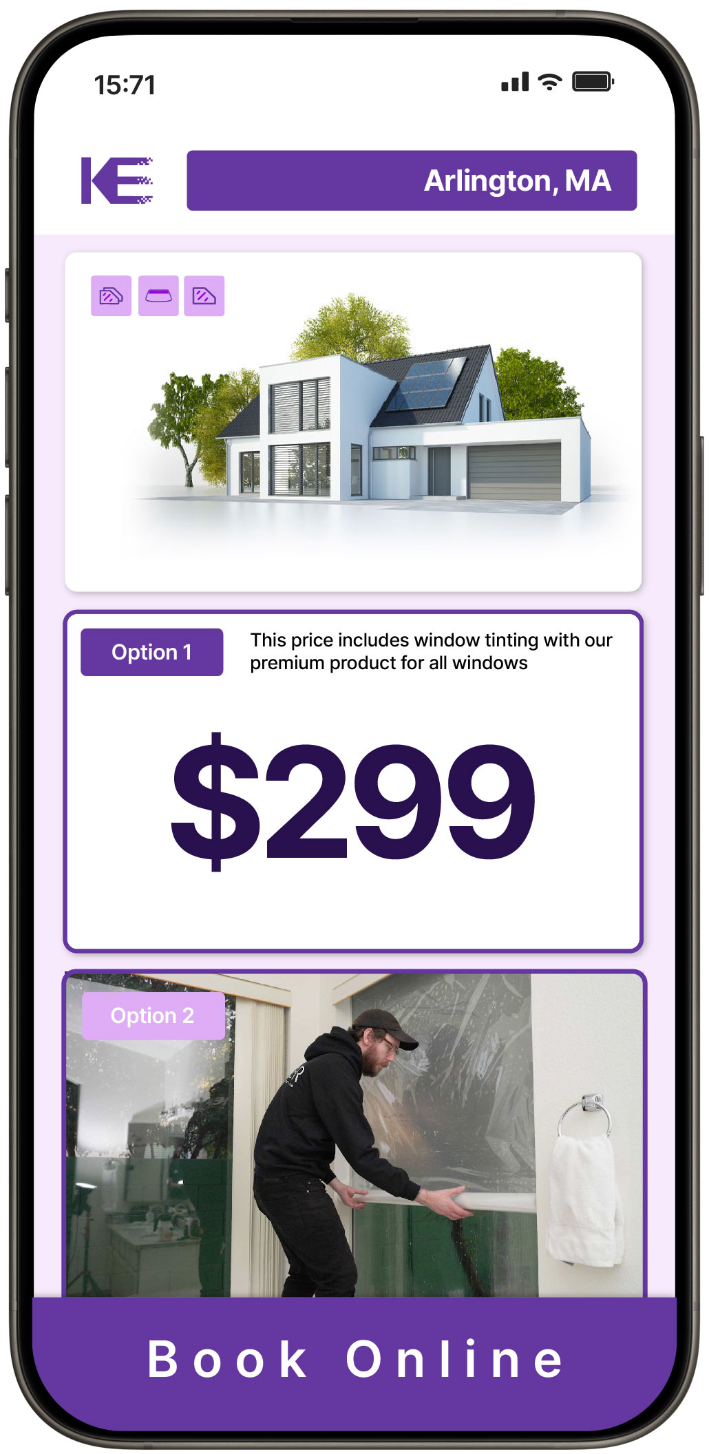 View Competitive Home Window Tinting Rates in Arlington, Massachusetts