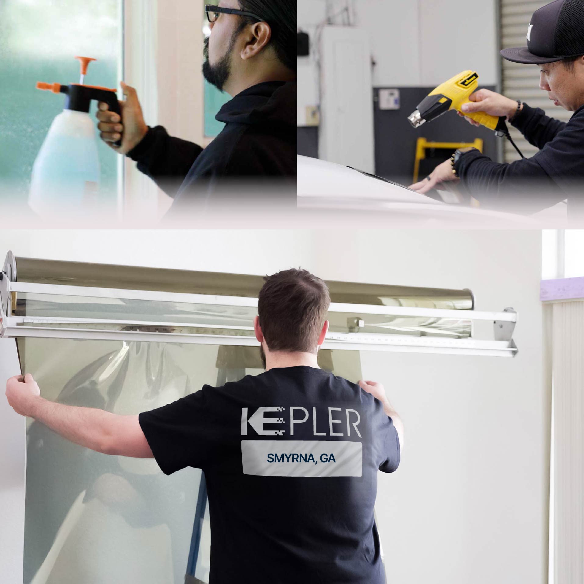 Kepler Specialist Installing Anti-Graffiti Film in Smyrna, Georgia