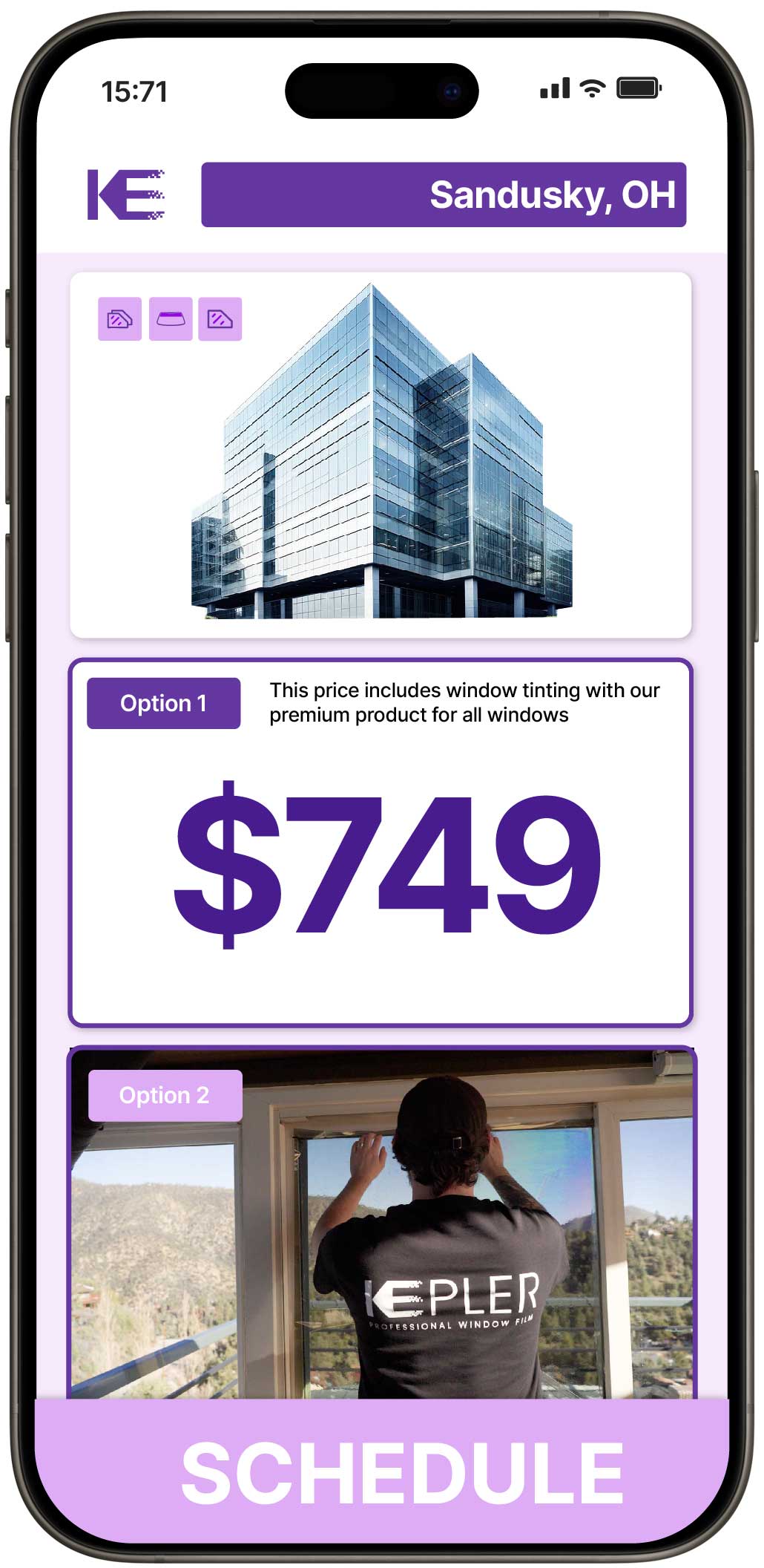 View Competitive Safety and Security Window Film Prices in Sandusky, Ohio