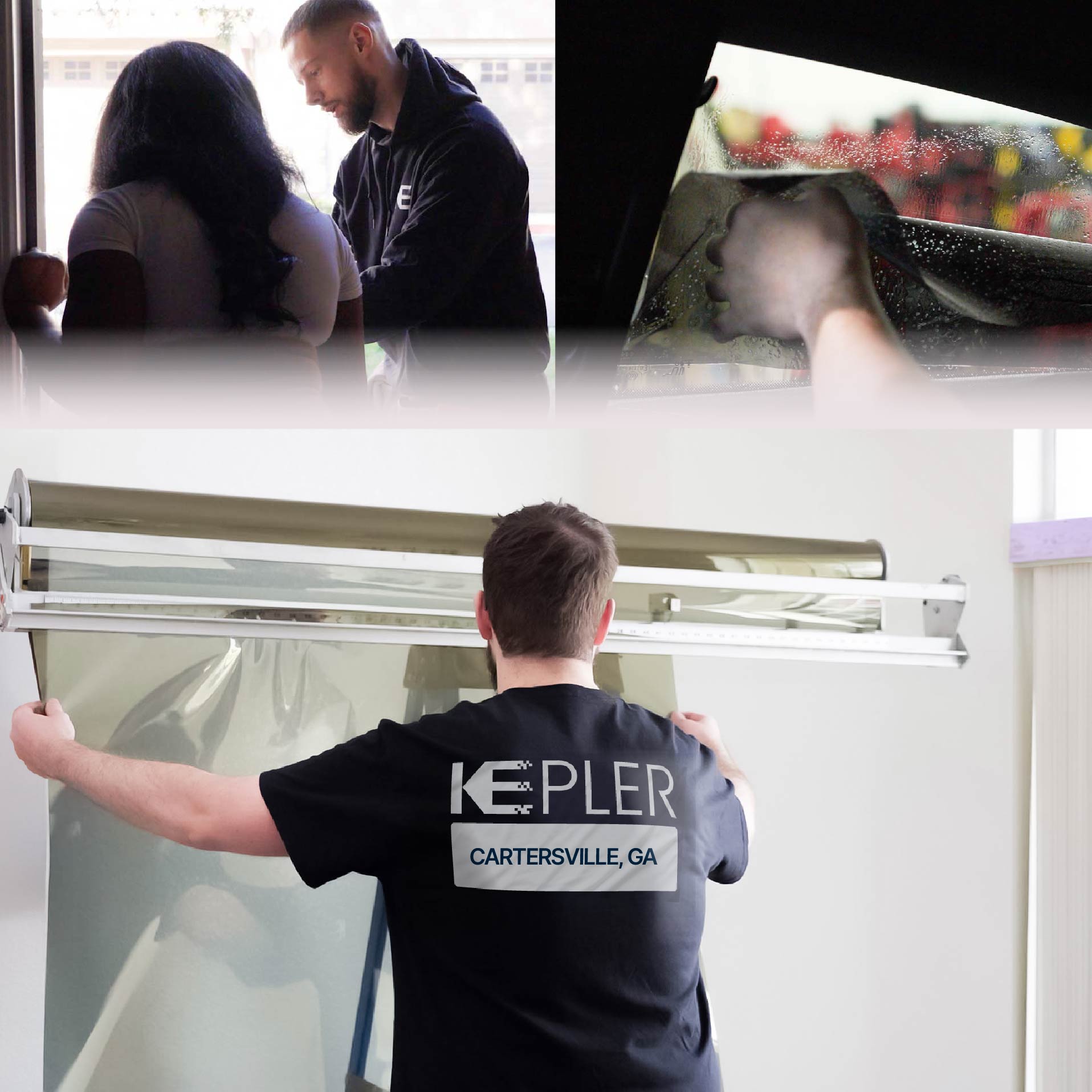 Kepler Specialist Installing Anti-Graffiti Film in Cartersville, Georgia