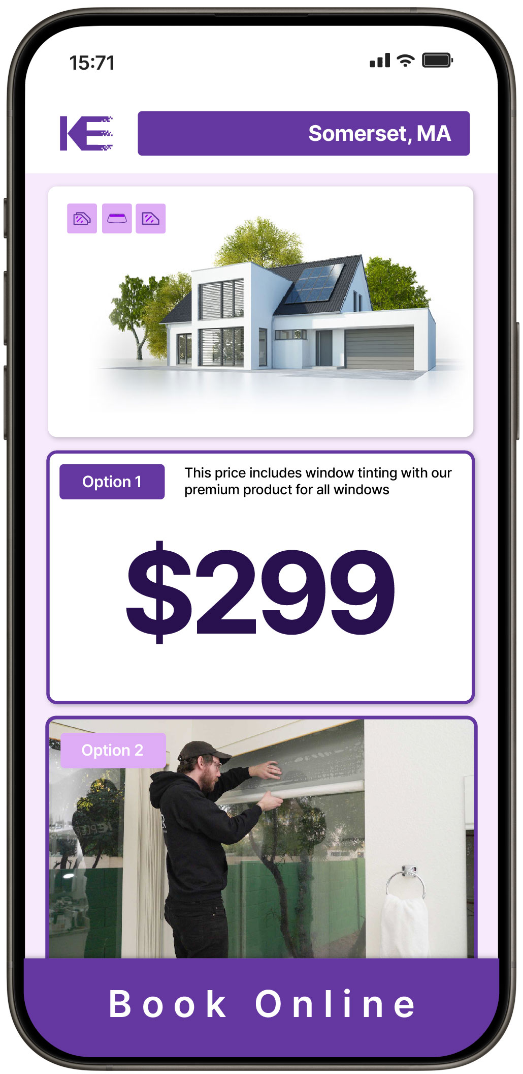 View Competitive Home Window Tinting Prices in Somerset, Massachusetts