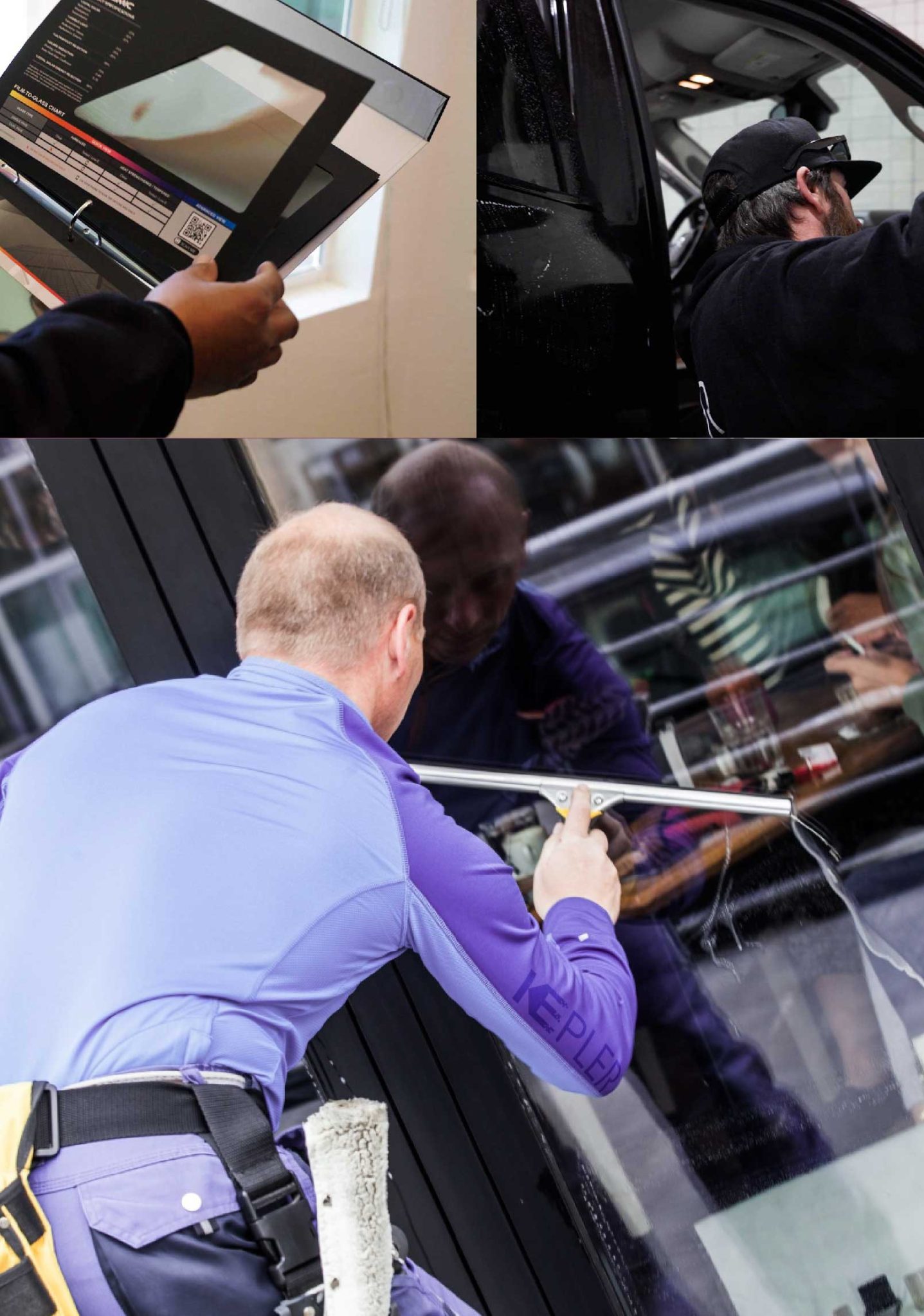 Kepler Expert Applying Anti-Graffiti Window Film to a Griffin Shop Front