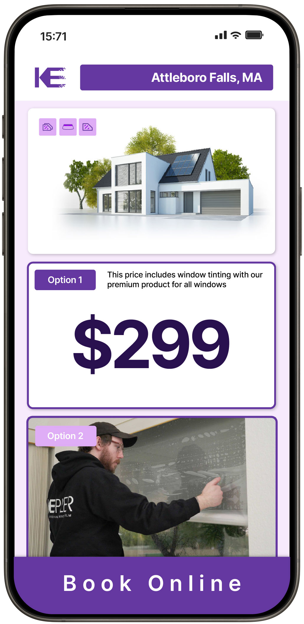 View Affordable Home Window Tinting Rates in Attleboro Falls, Massachusetts