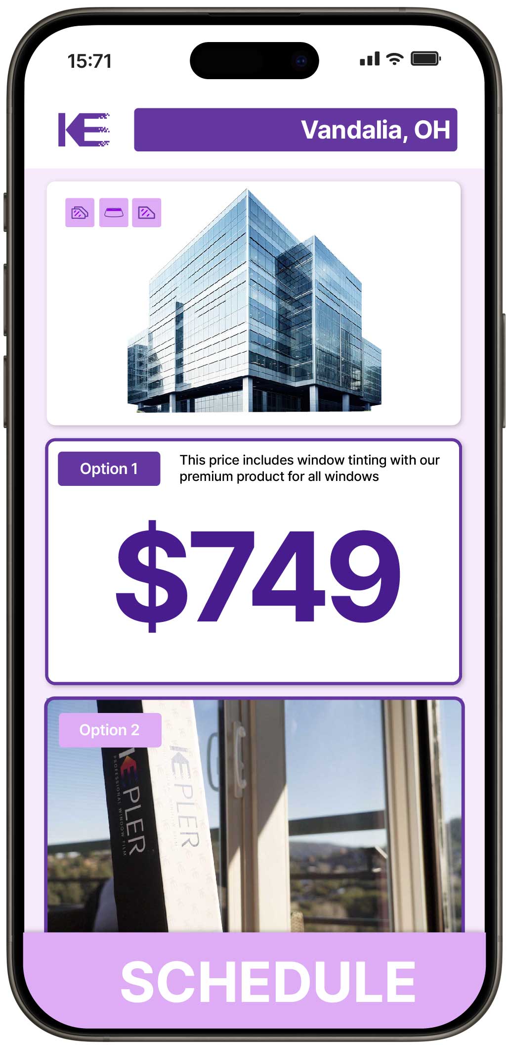 View Reasonable Safety and Security Window Film Rates in Vandalia, Ohio