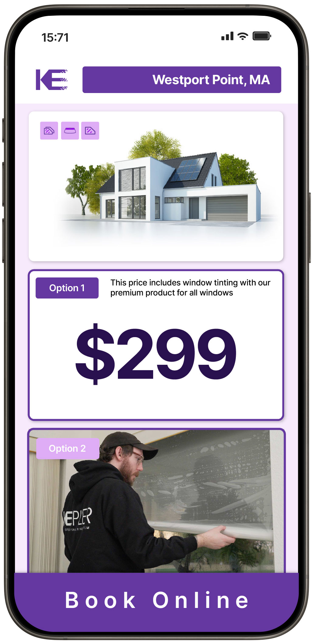 View Competitive Home Window Tinting Costs in Westport Point, Massachusetts