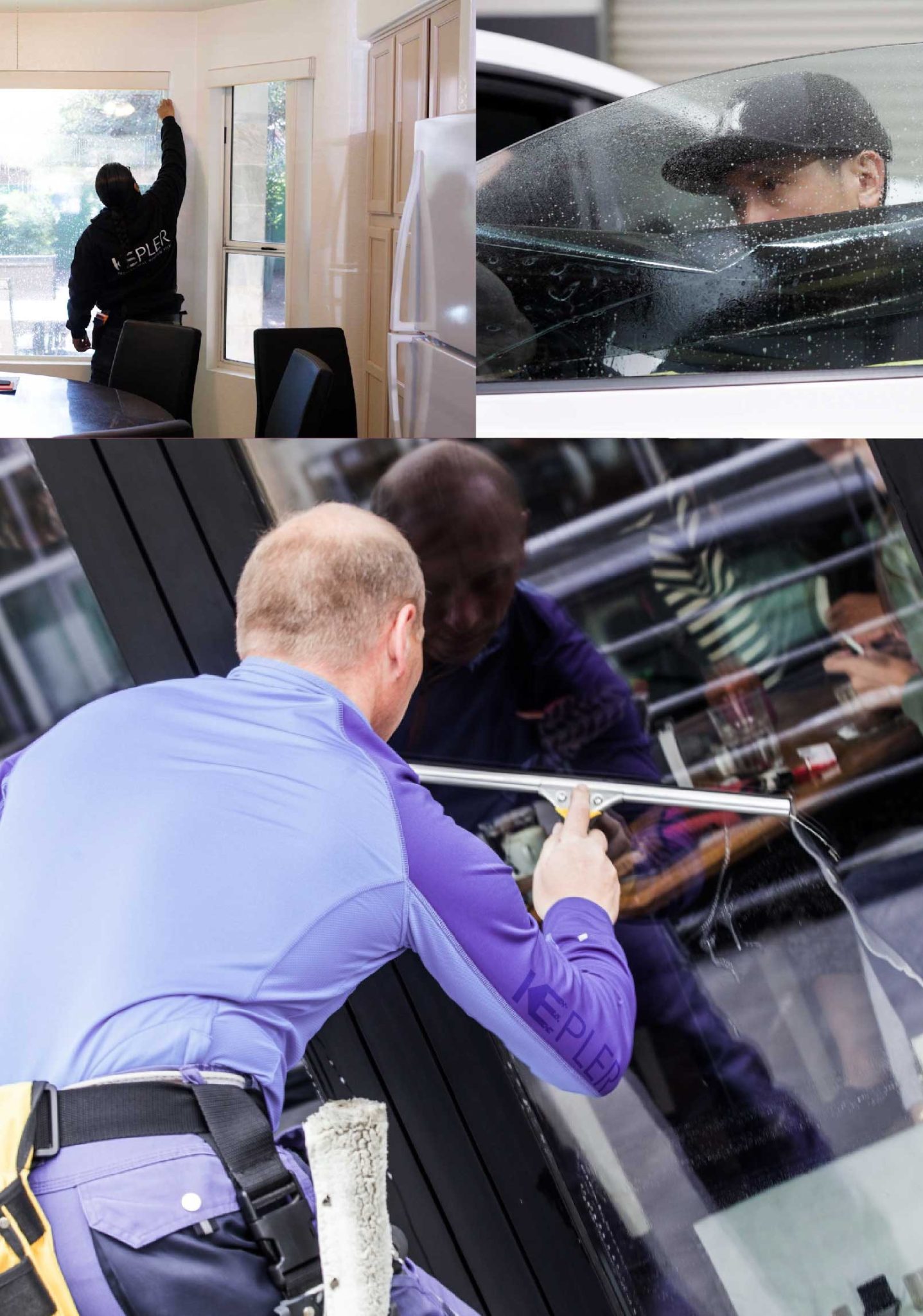 Kepler Expert Applying Anti-Graffiti Window Film to a Riverdale Shop Front