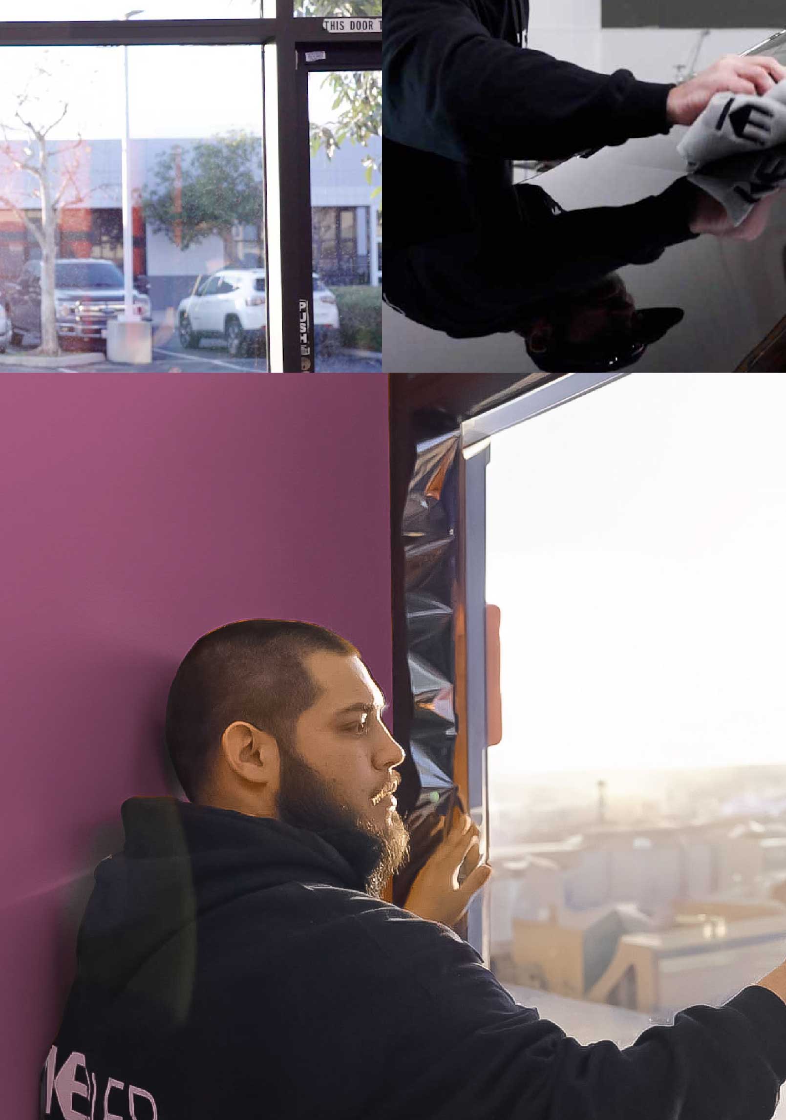 Kepler Specialist Installing Security Window Film in Camby Indiana
